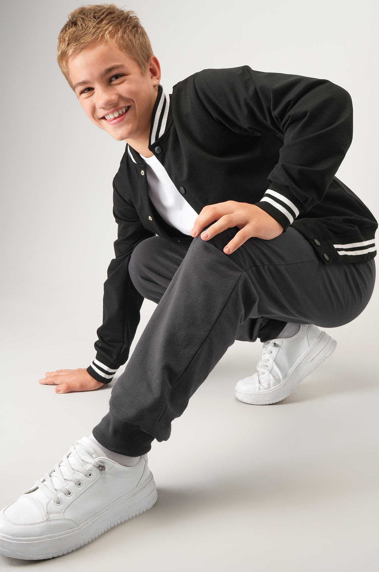 Брюки из футера для мальчика Happyfox