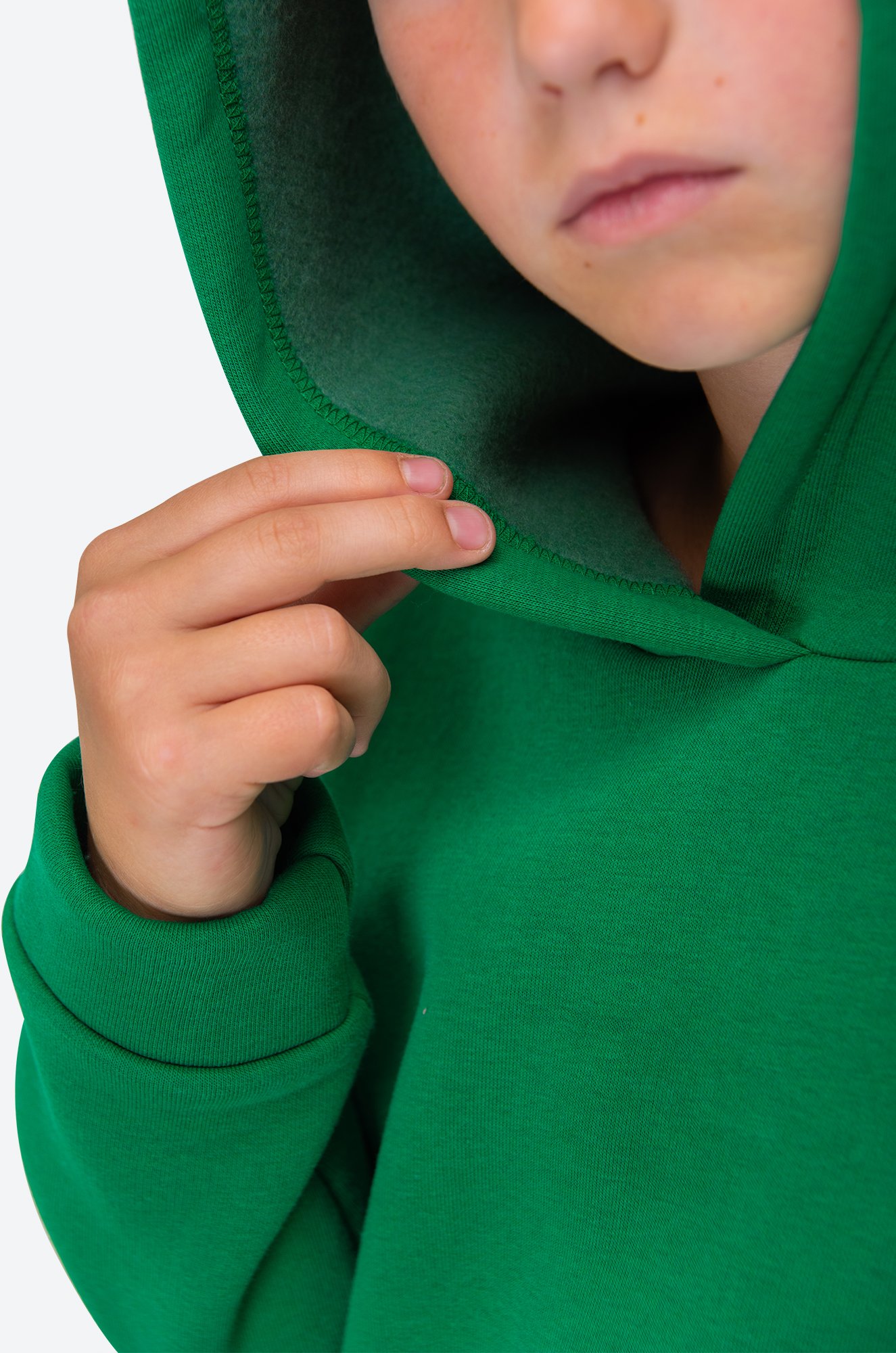 Теплый детский костюм из футера трехнитки с начесом Happyfox