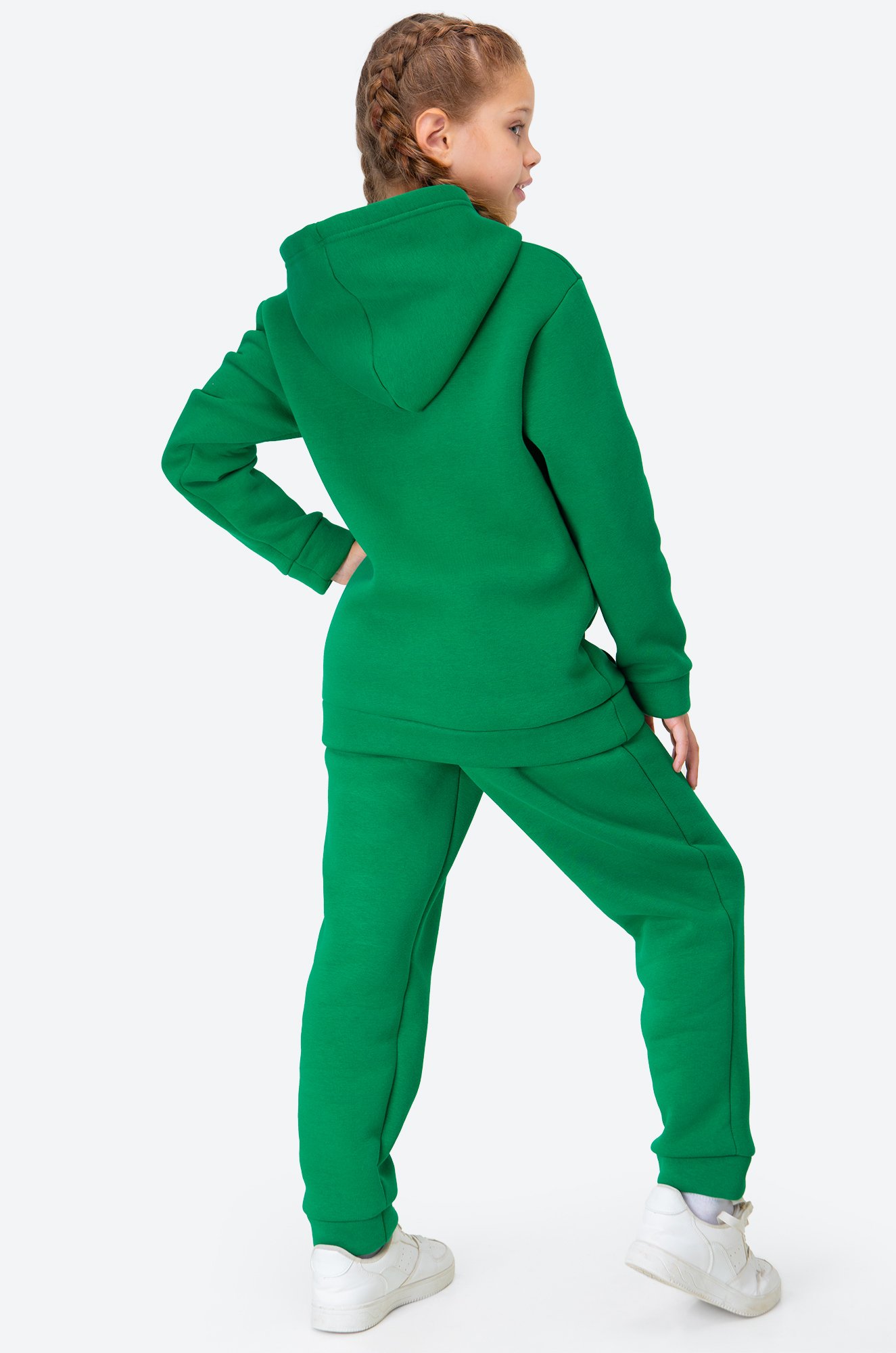 Теплый детский костюм из футера трехнитки с начесом Happyfox