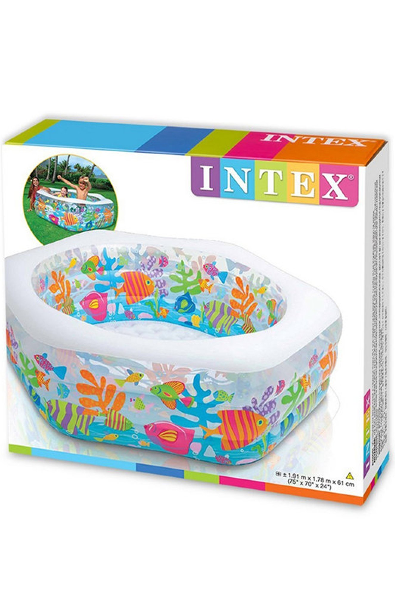 Бассейн надувной Intex