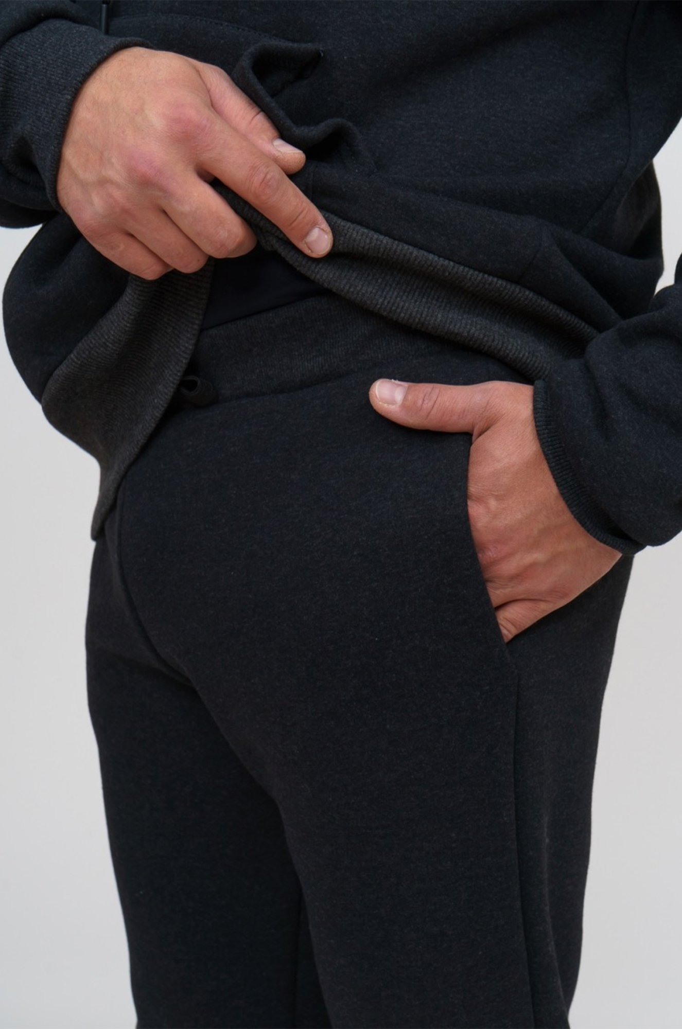 Теплый мужской костюм из футера трехнитки с начесом Ivassorti