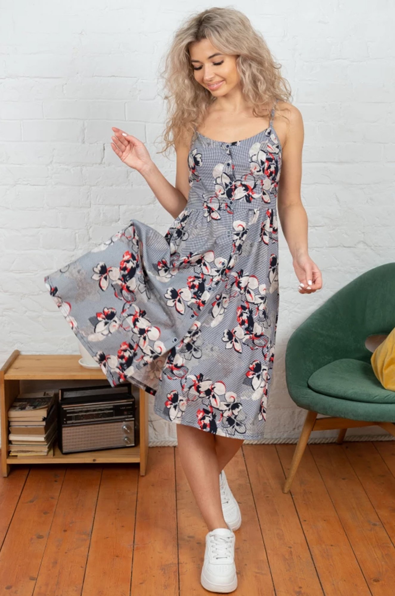 Женский летний хлопковый сарафан Каприз