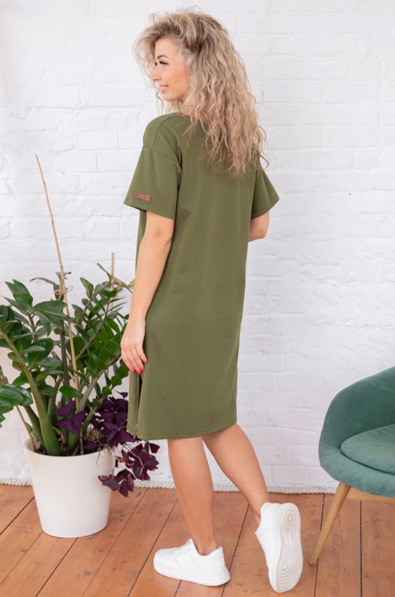 Женская хлопковая туника с лайкрой Каприз