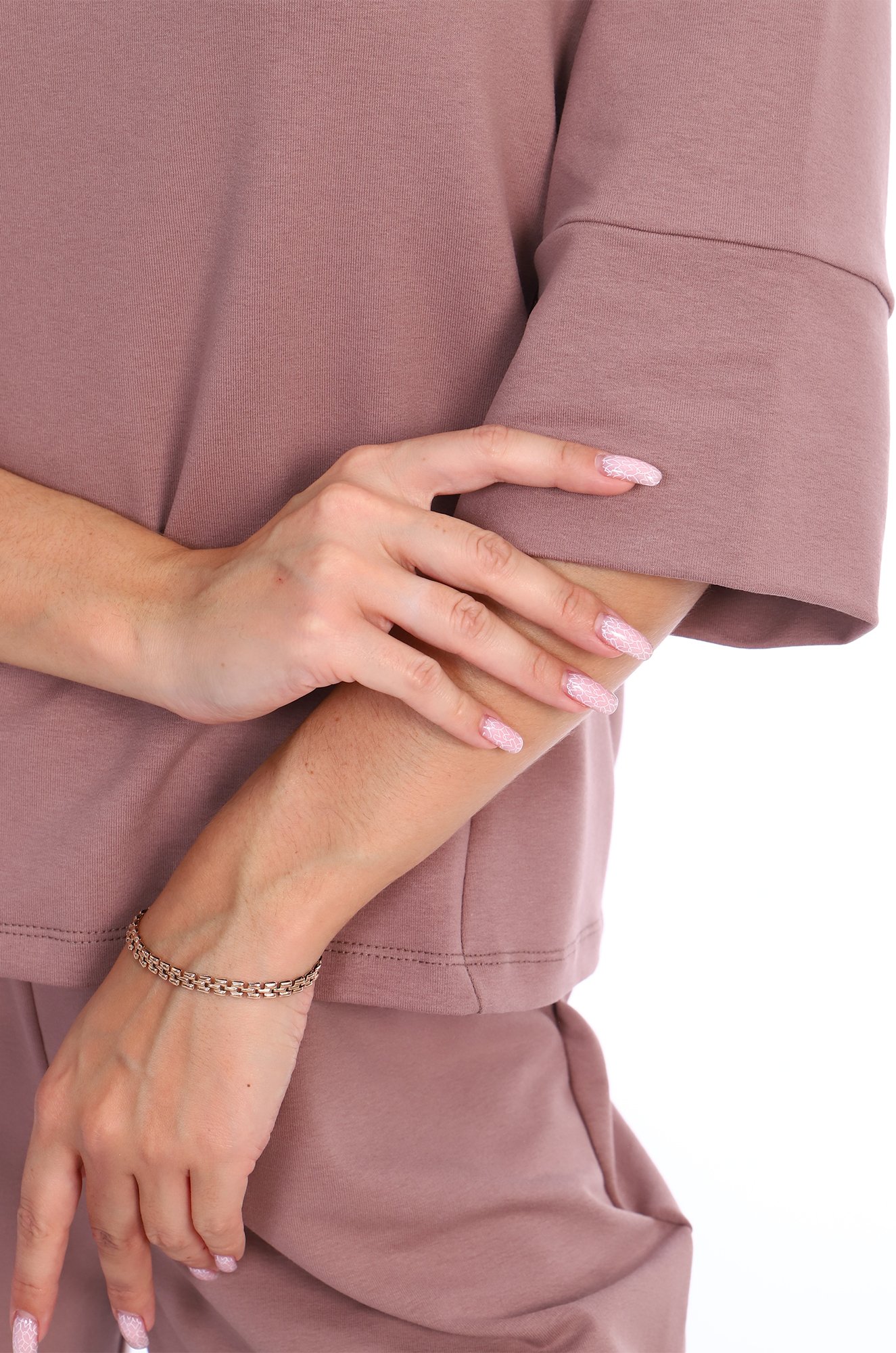 Женский хлопковый костюм из футера трехнитки Trikotel