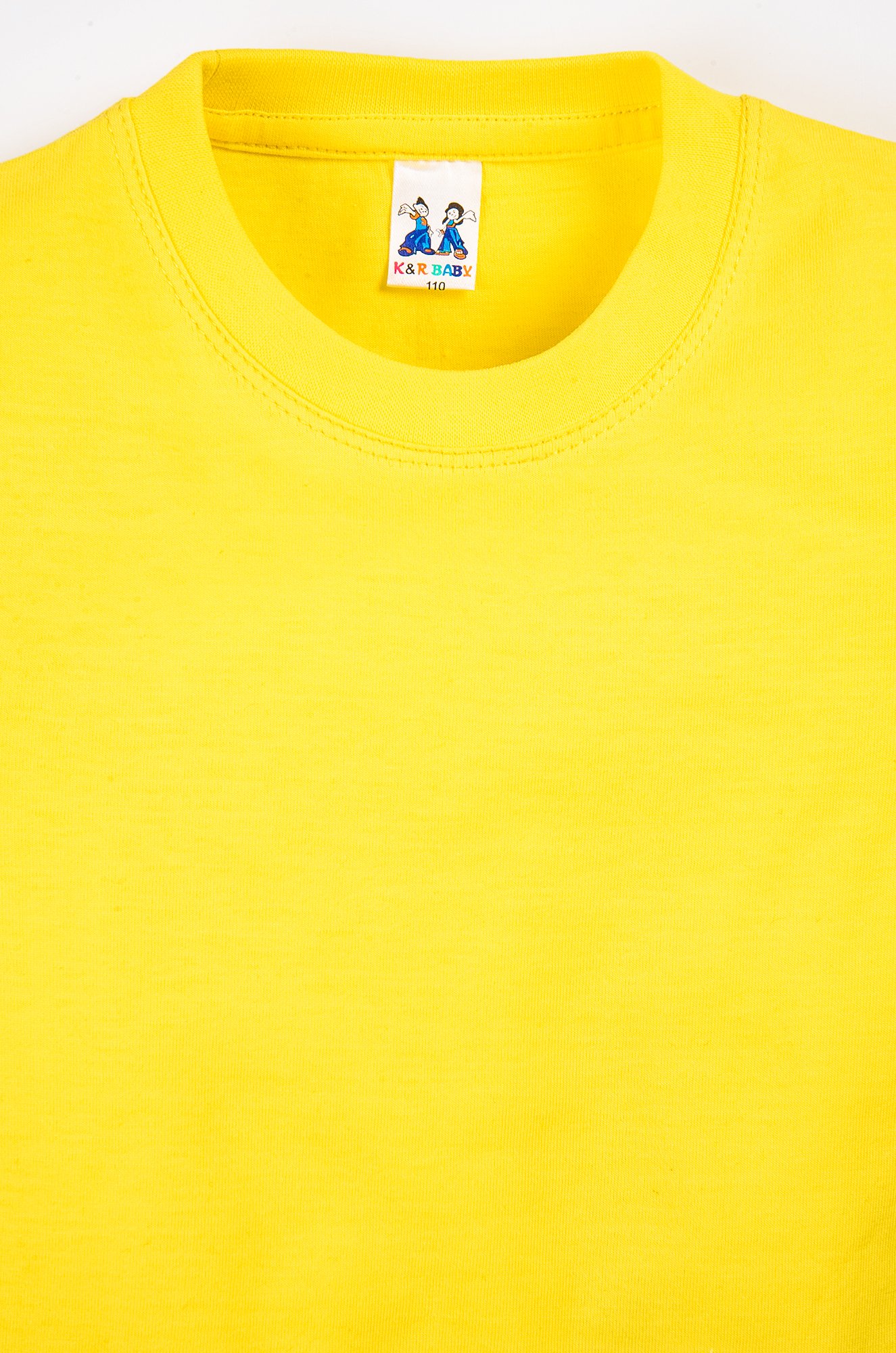 Купить жёлтую футболку детскую K&R BABY оптом в интернет-магазине HappyWear.ru