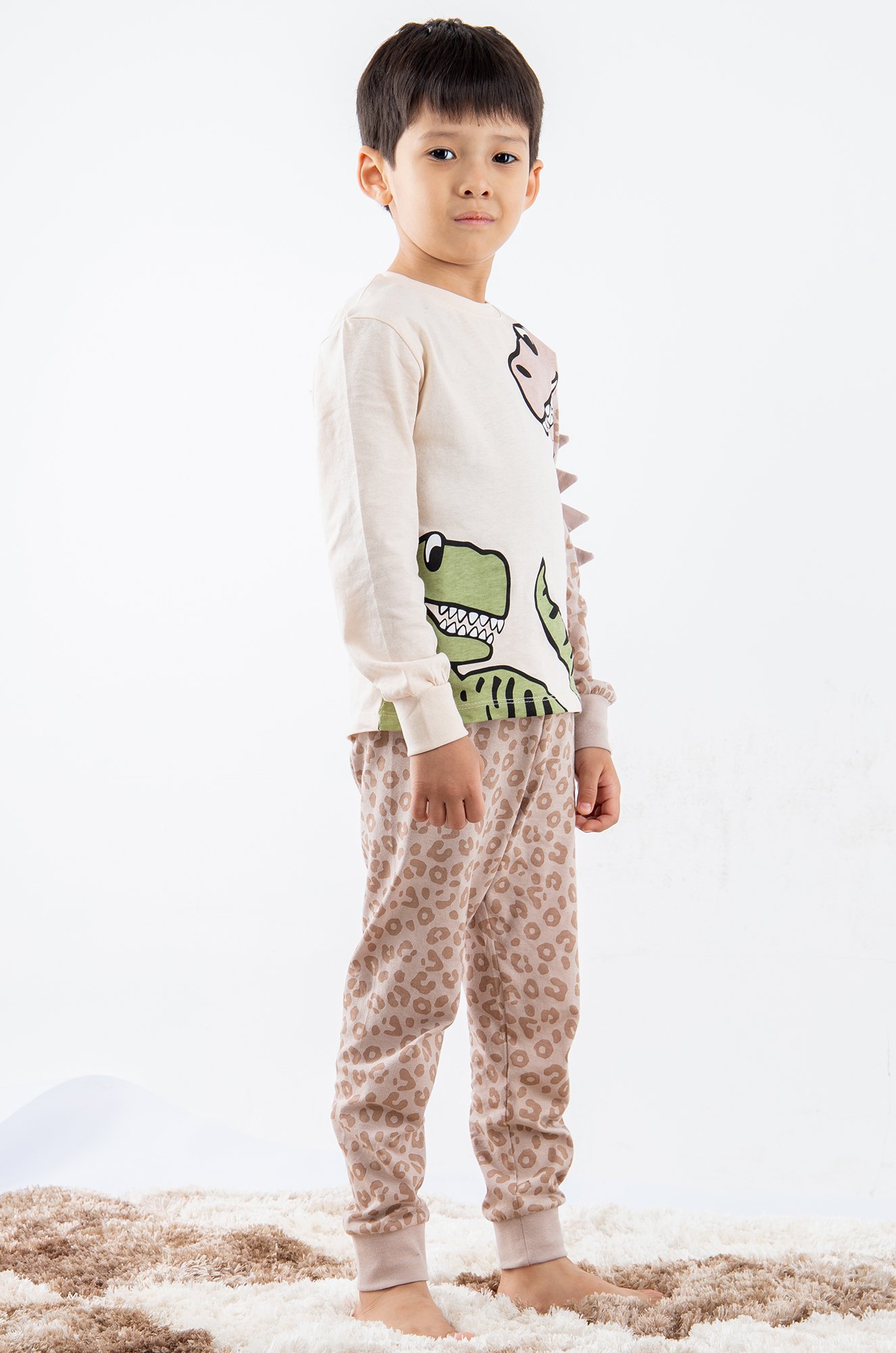 Хлопковая пижама для мальчика LE&LO