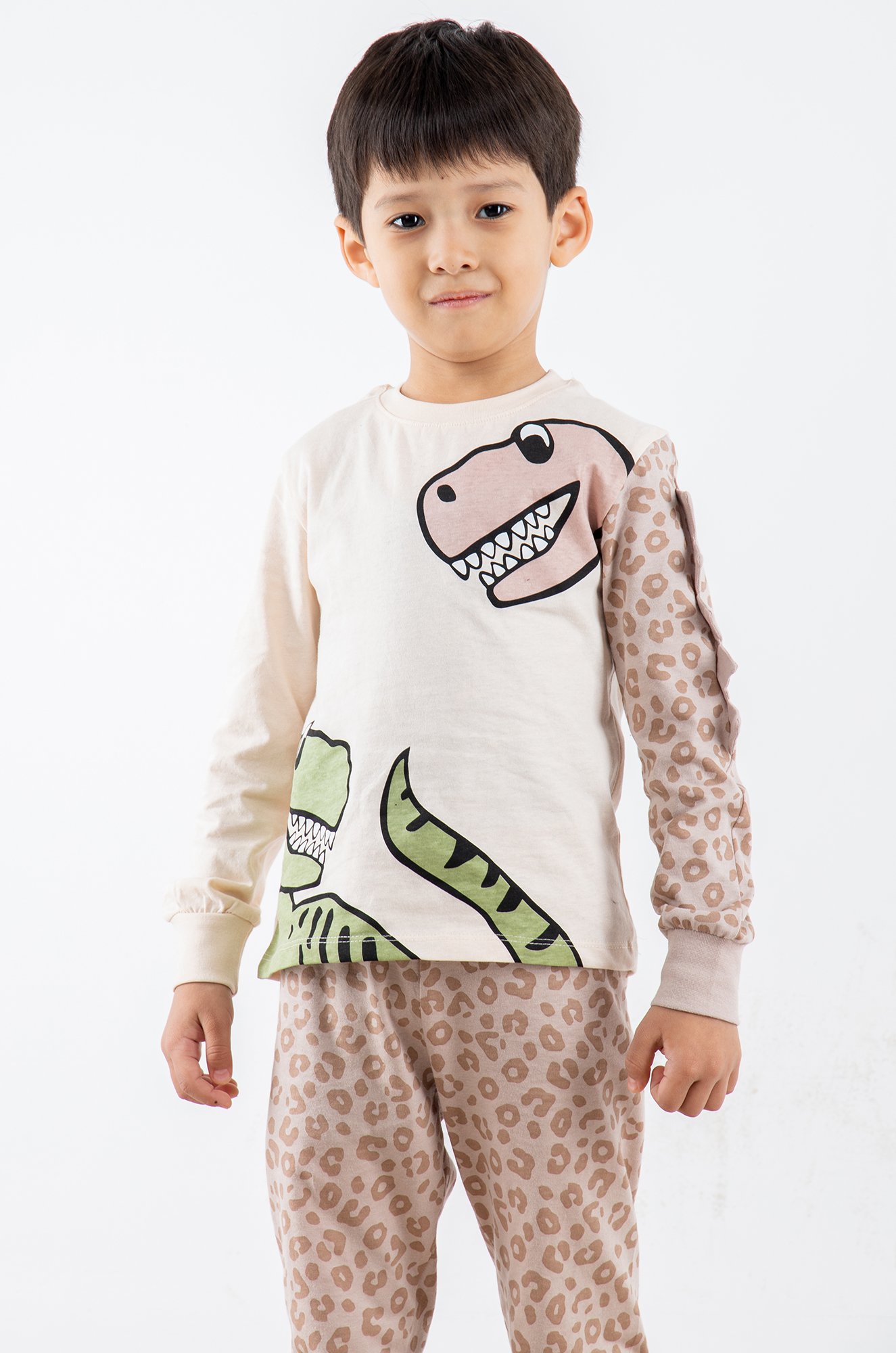 Хлопковая пижама для мальчика LE&LO