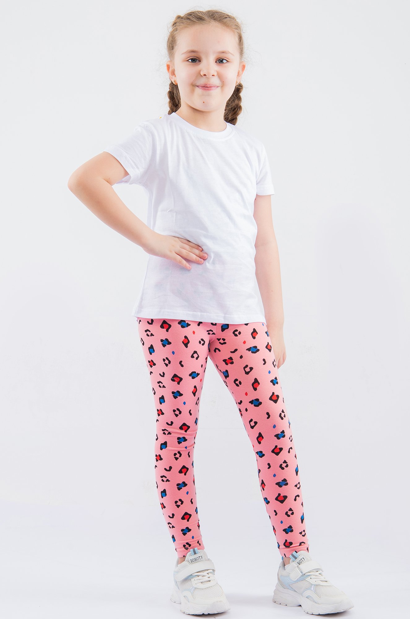 Лосины с лайкрой для девочки LE&LO