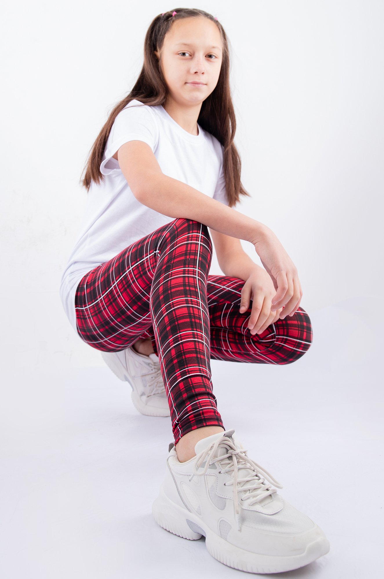 Лосины с лайкрой для девочки LE&LO