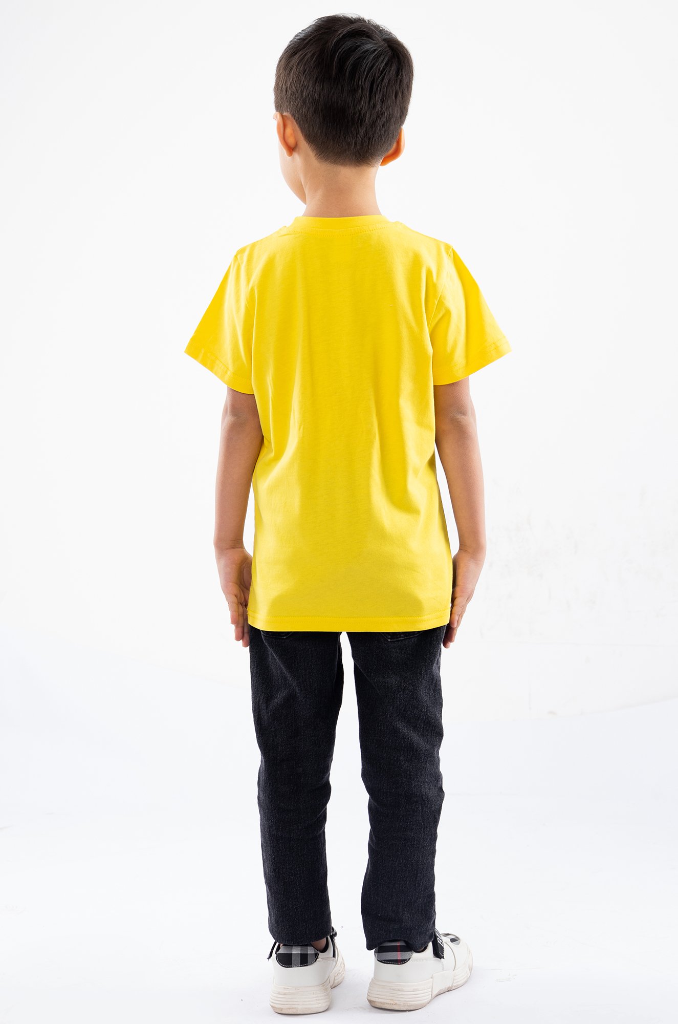 Хлопковая футболка для мальчика LE&LO