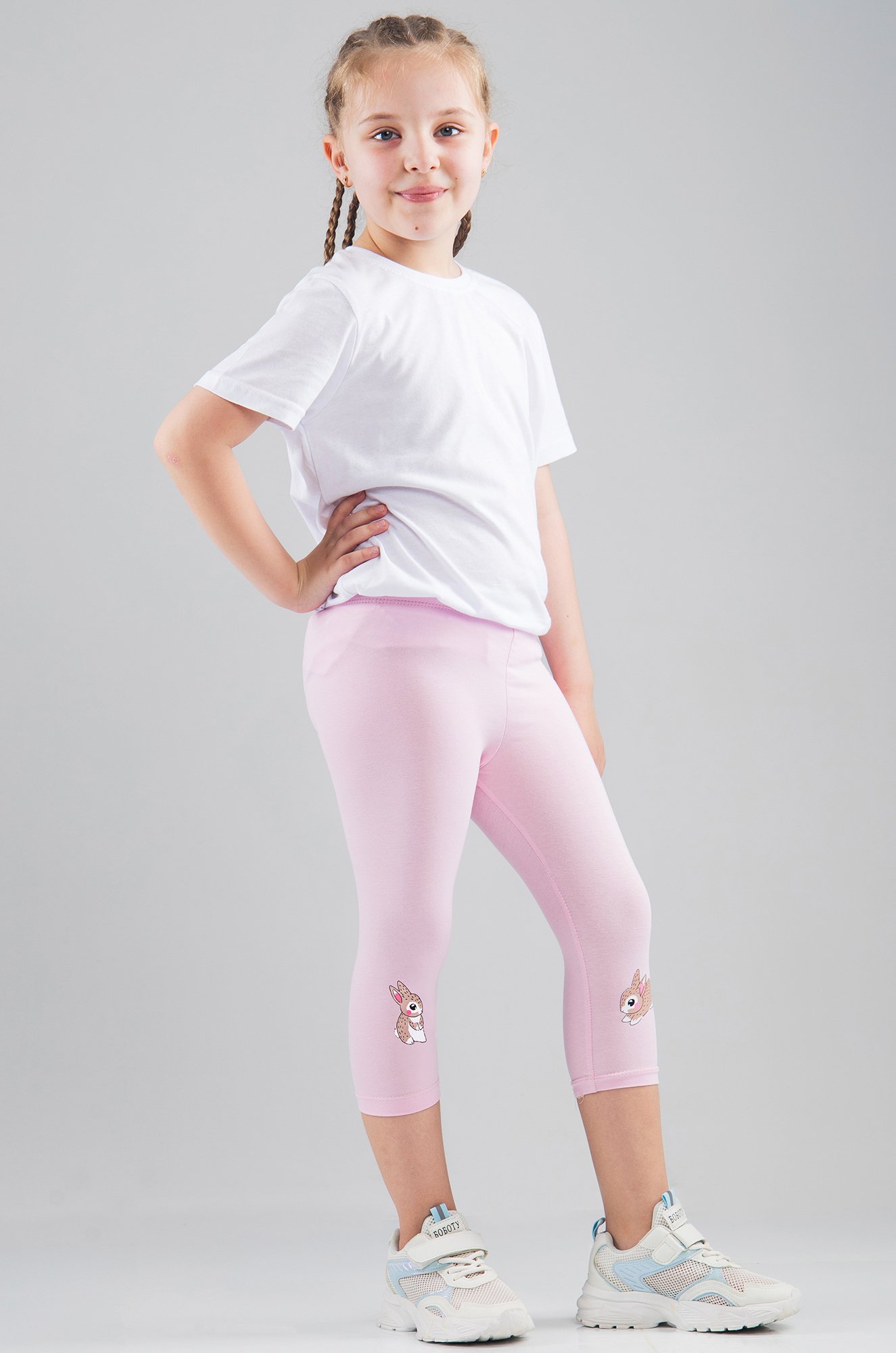 Бриджи с лайкрой для девочки LE&LO