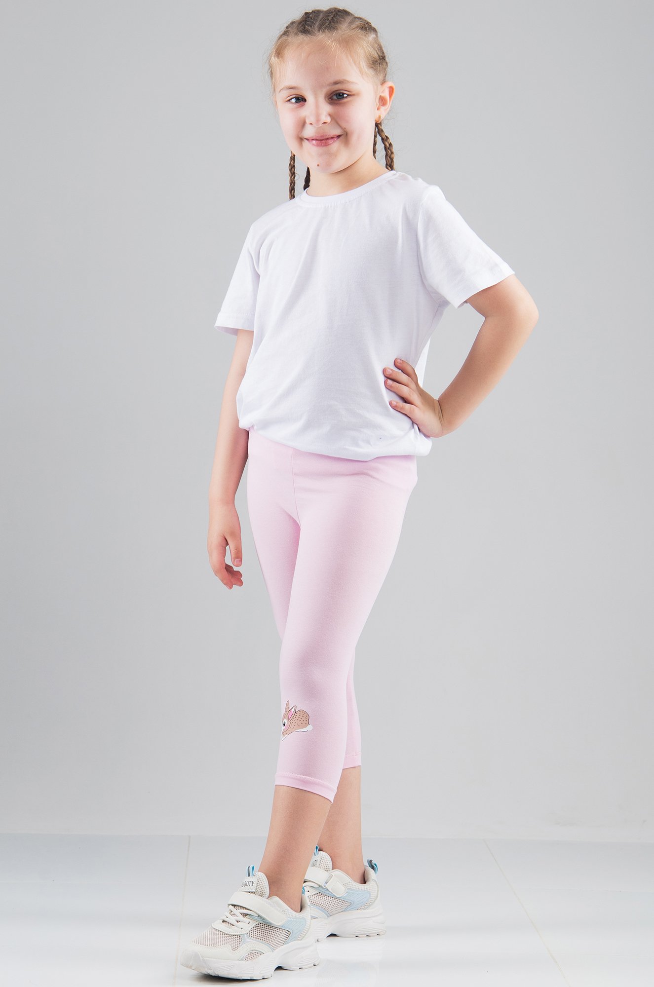 Бриджи с лайкрой для девочки LE&LO