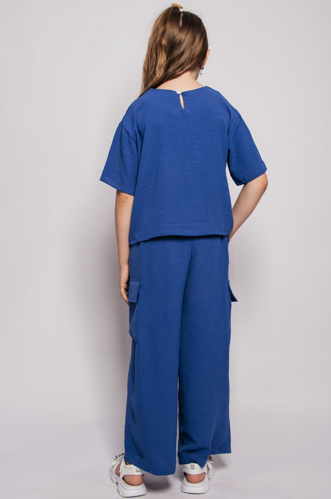 Костюм с брюками карго из ткани жатка Be Friends