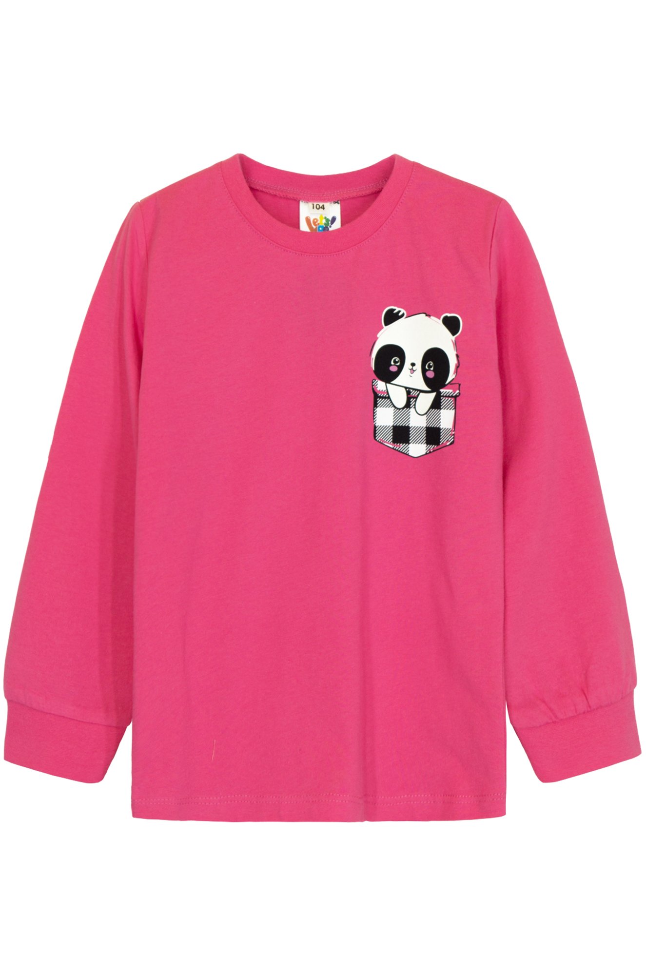 Хлопковая пижама для девочки Lets Go