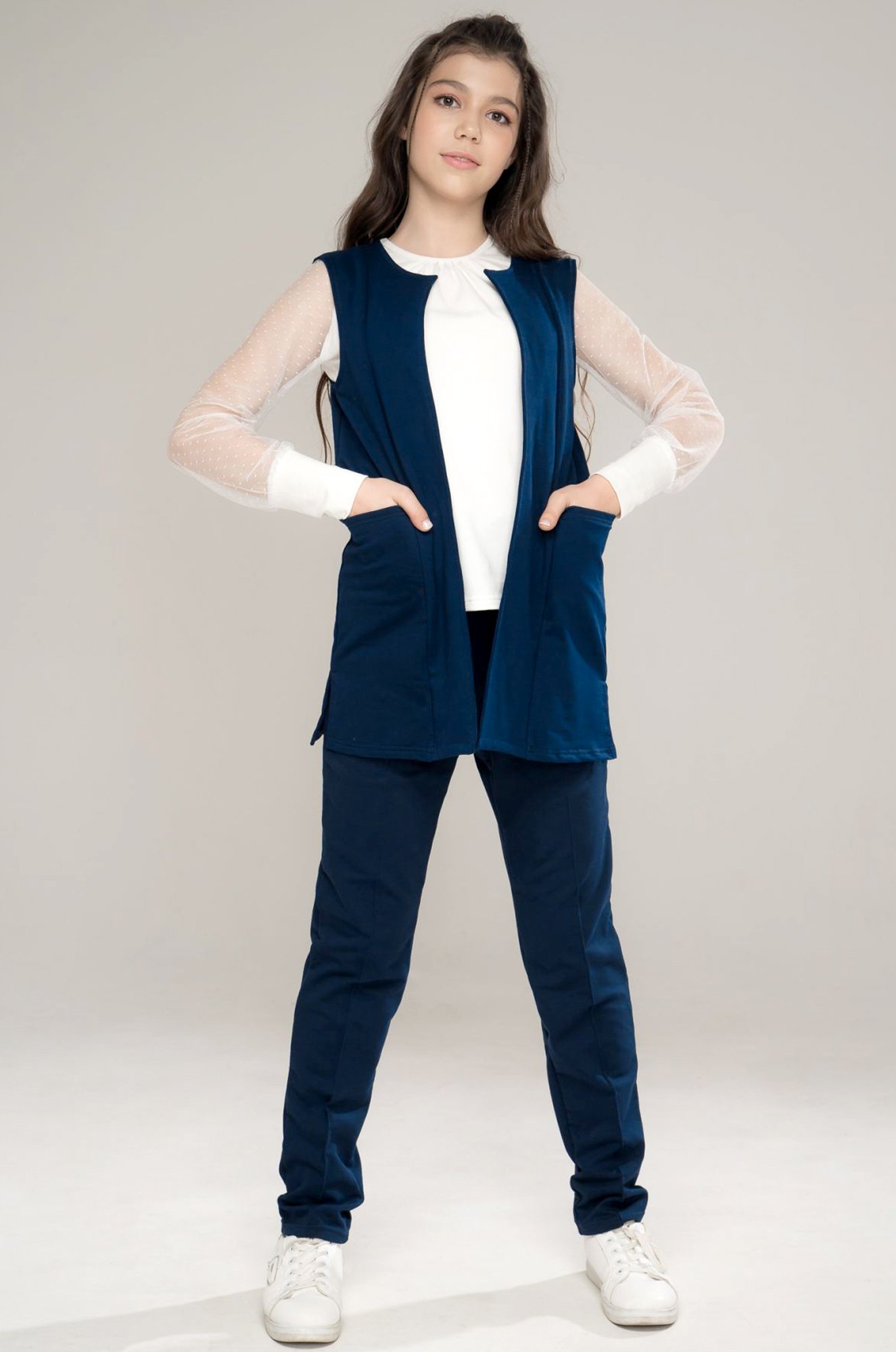 Костюм для девочки из футера Looklie