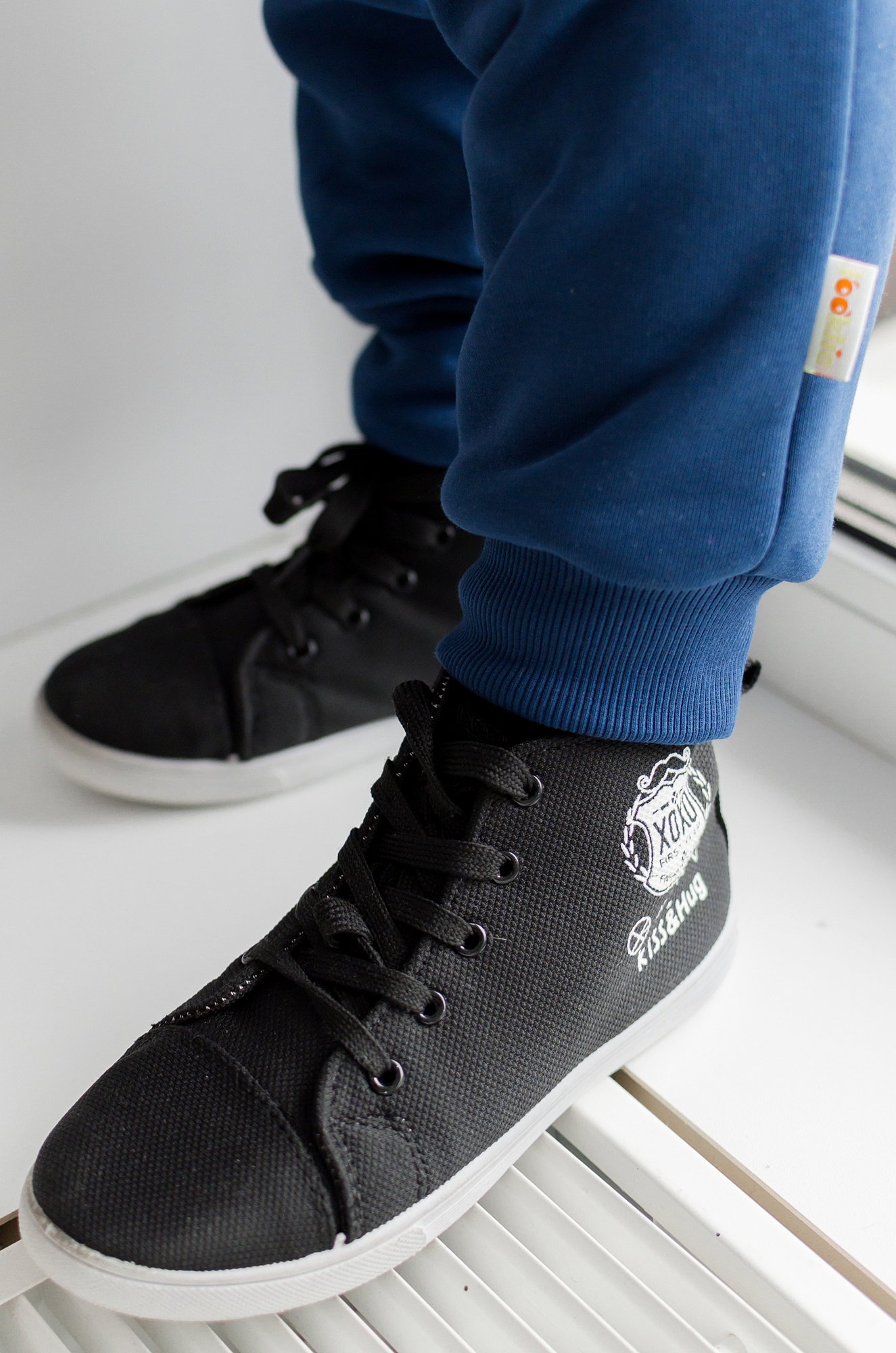 Теплые детские брюки из футера с начесом Looklie