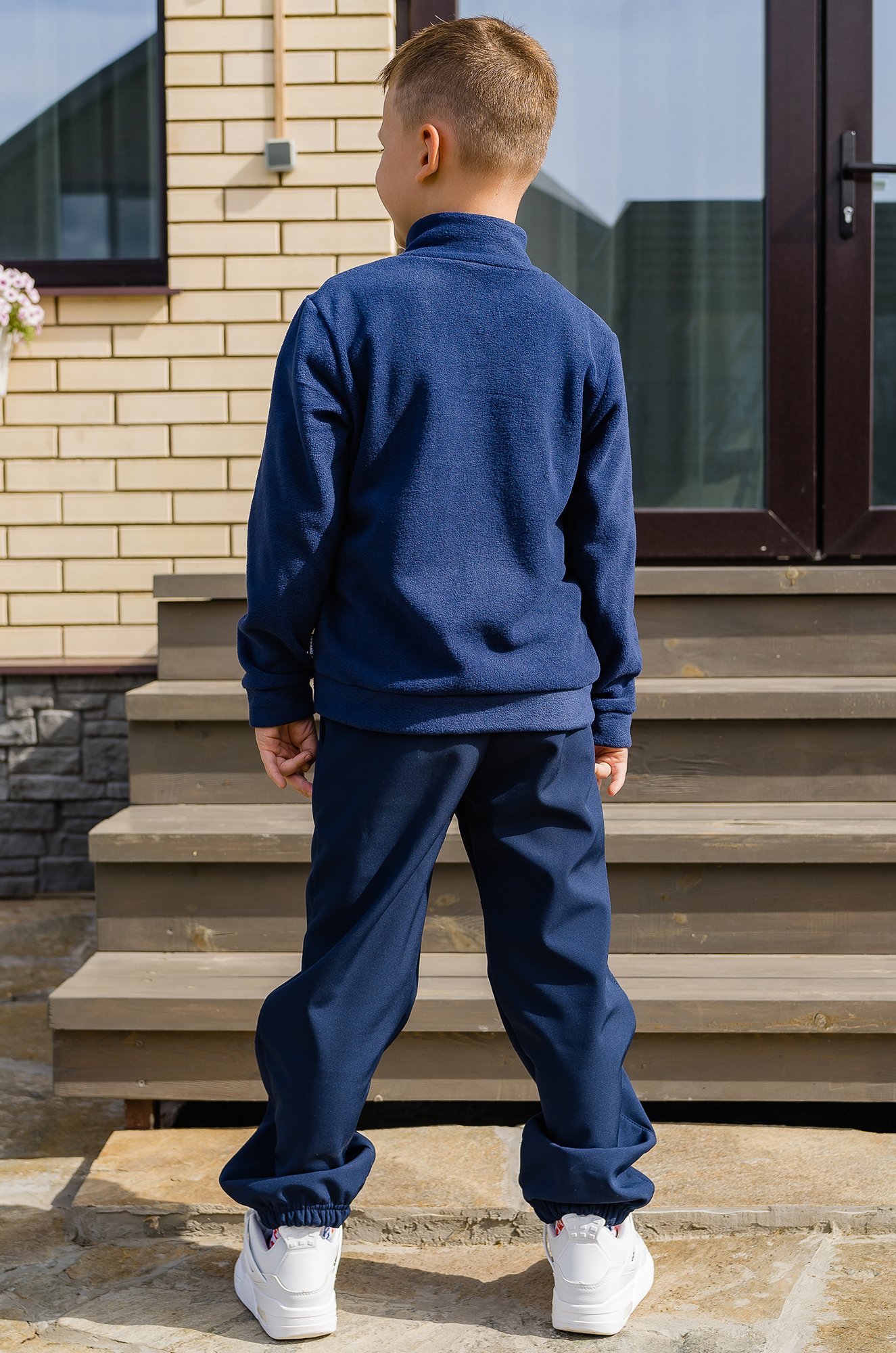 Теплые детские брюки из мембраны с флисом Looklie