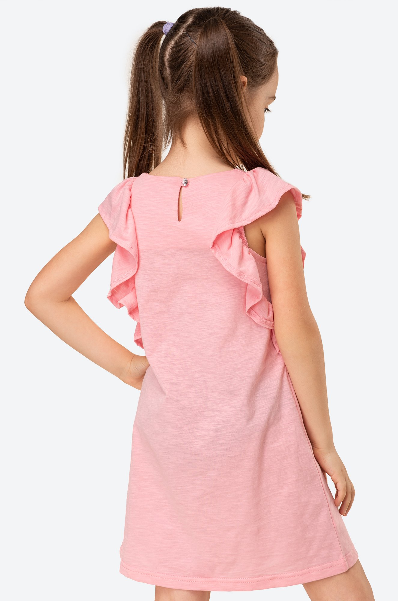 Летнее хлопковое платье для девочки Luneva