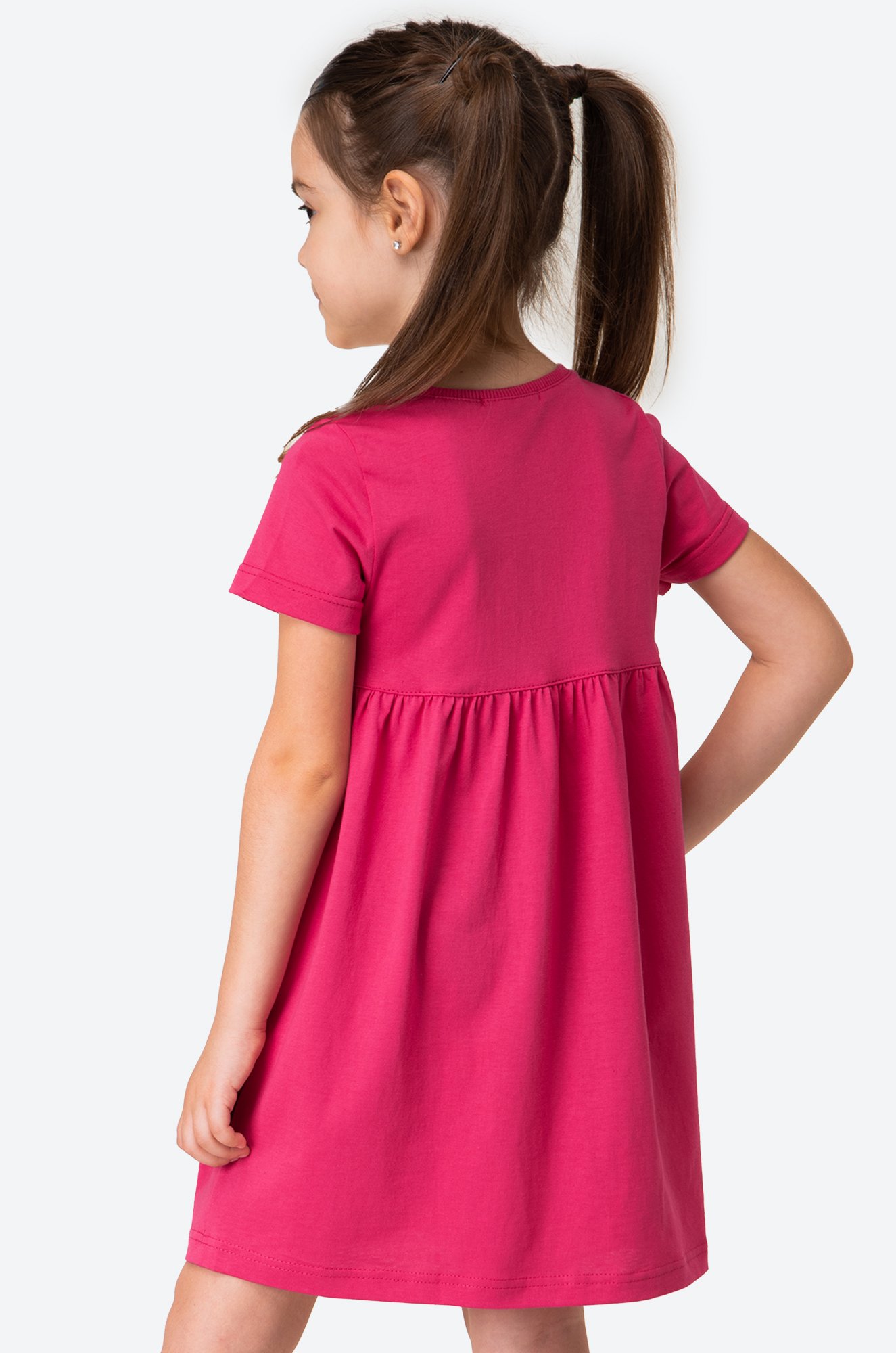 Летнее хлопковое платье для девочки Luneva