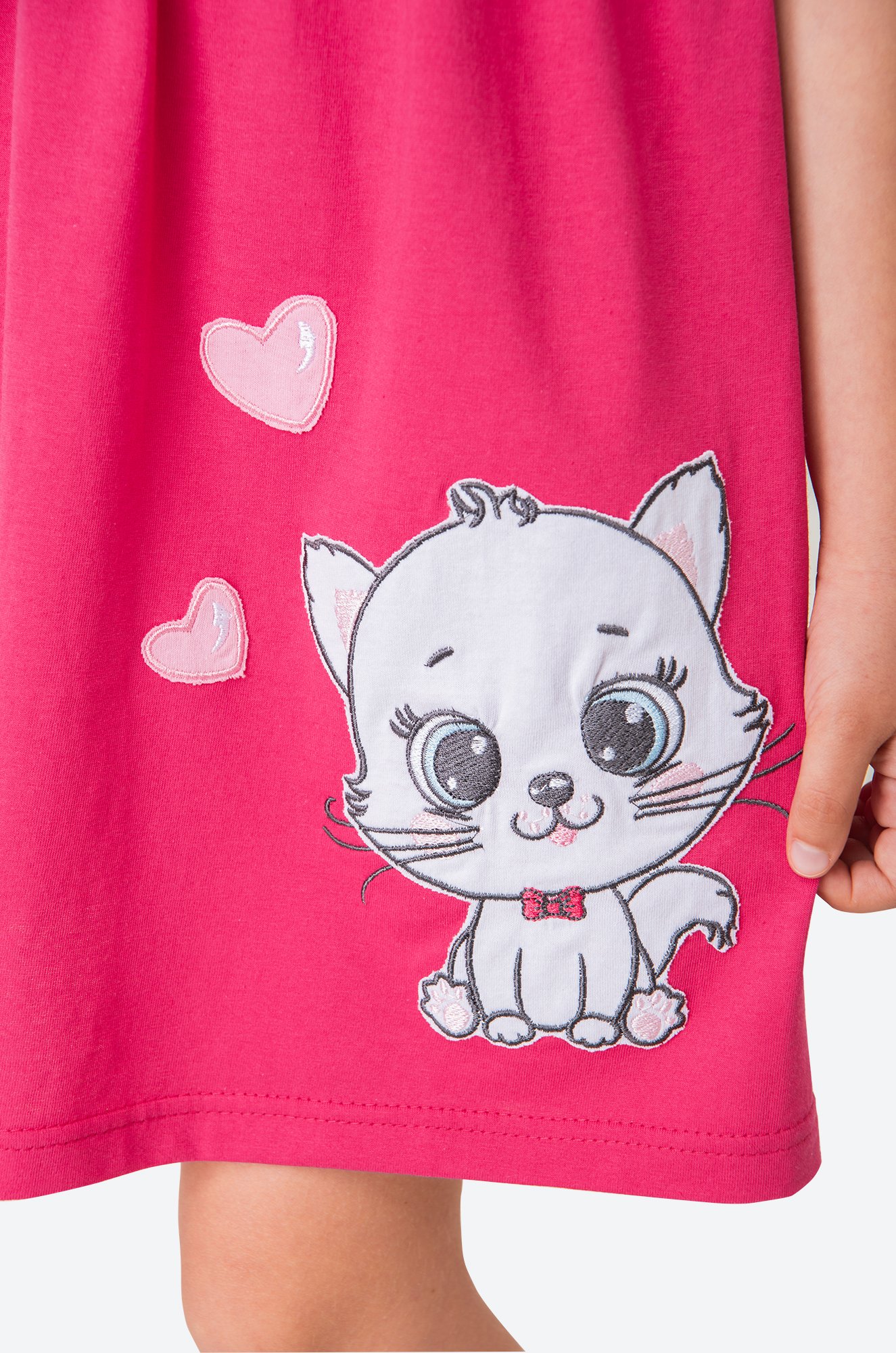 Летнее хлопковое платье для девочки Luneva