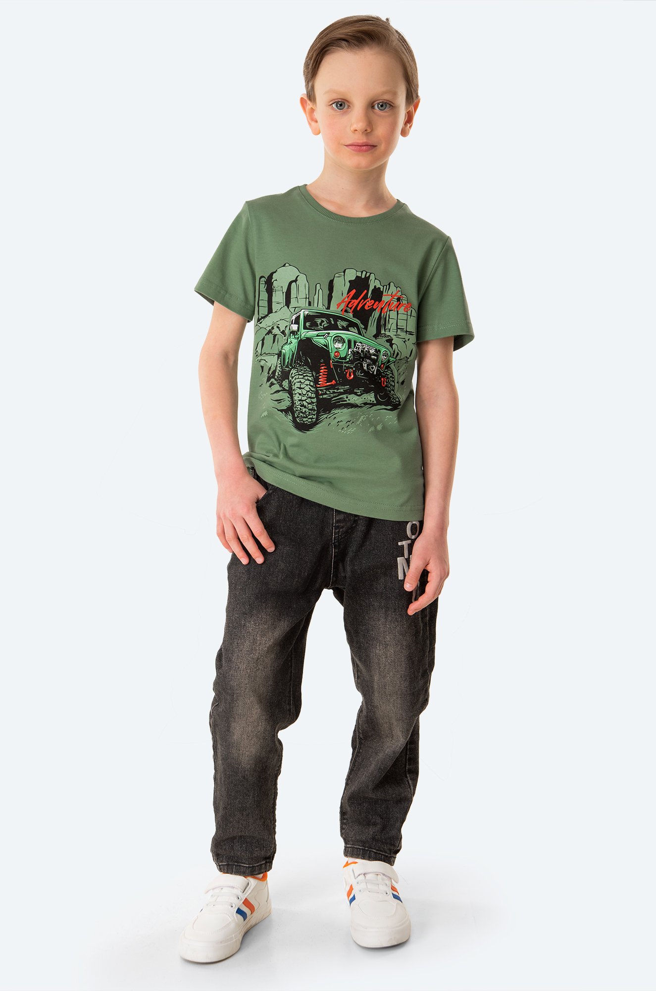 Хлопковая футболка для мальчика Luneva