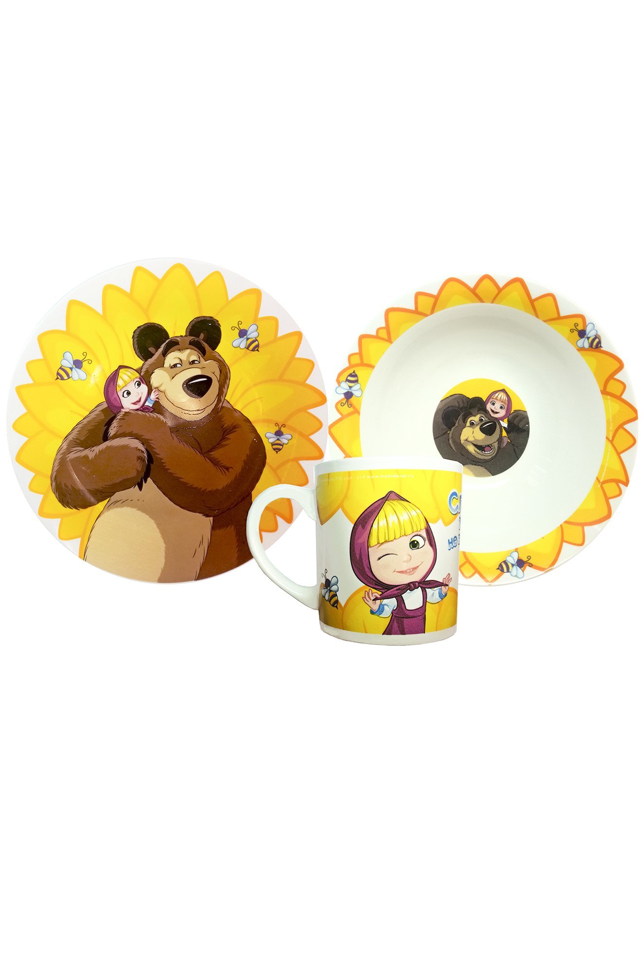 Набор посуды детский Маша и Медведь