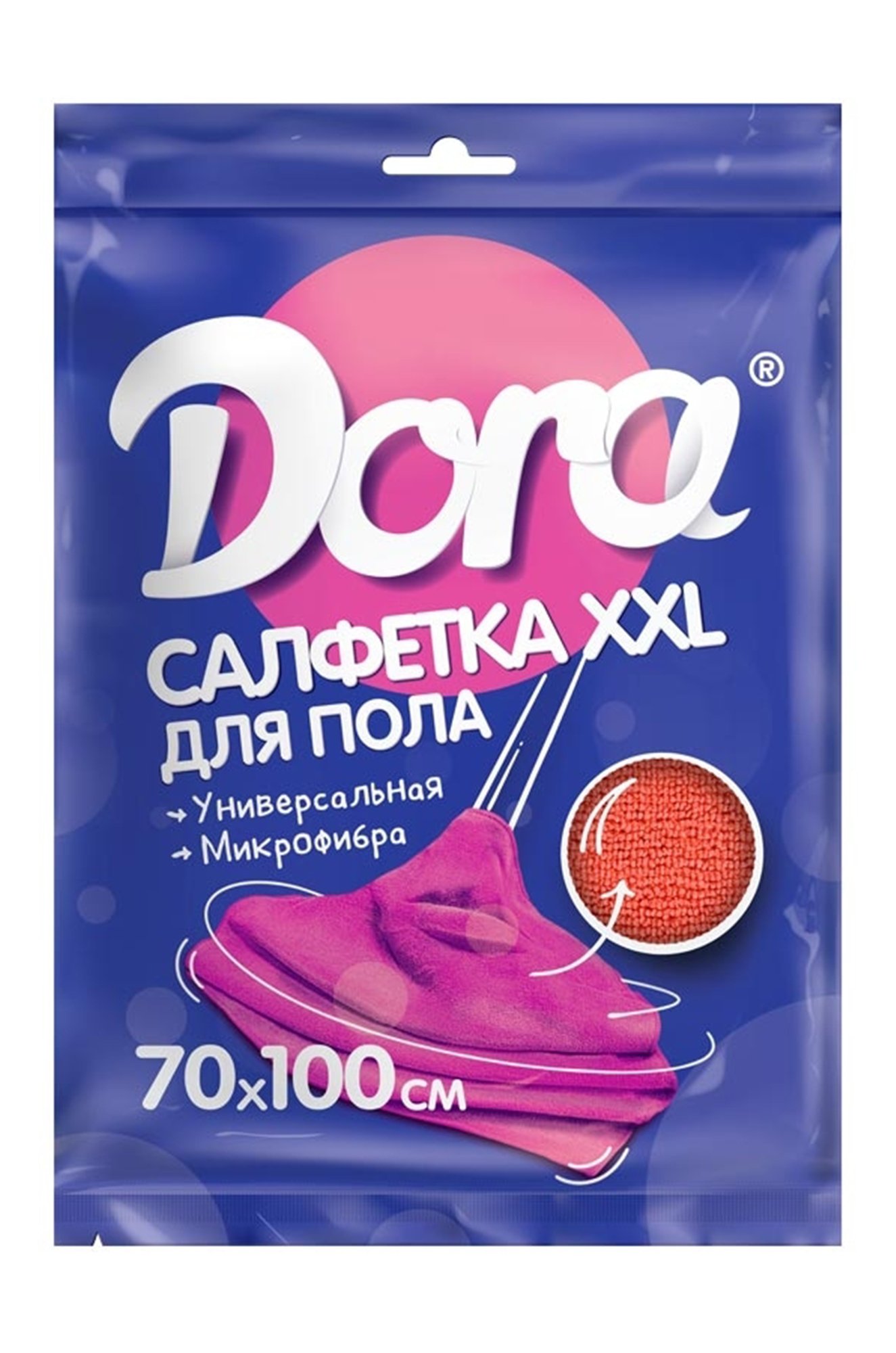 Салфетка из микрофибры для пола Dora