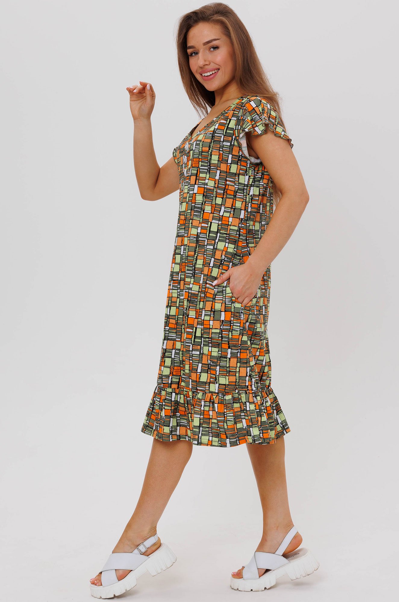 Женское летнее хлопковое платье Modellini