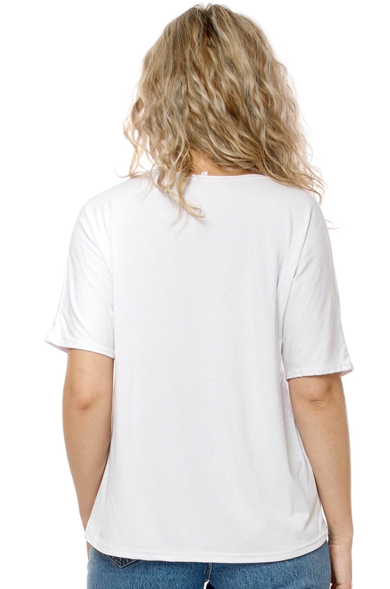 Женская футболка из вискозы NSD стиль