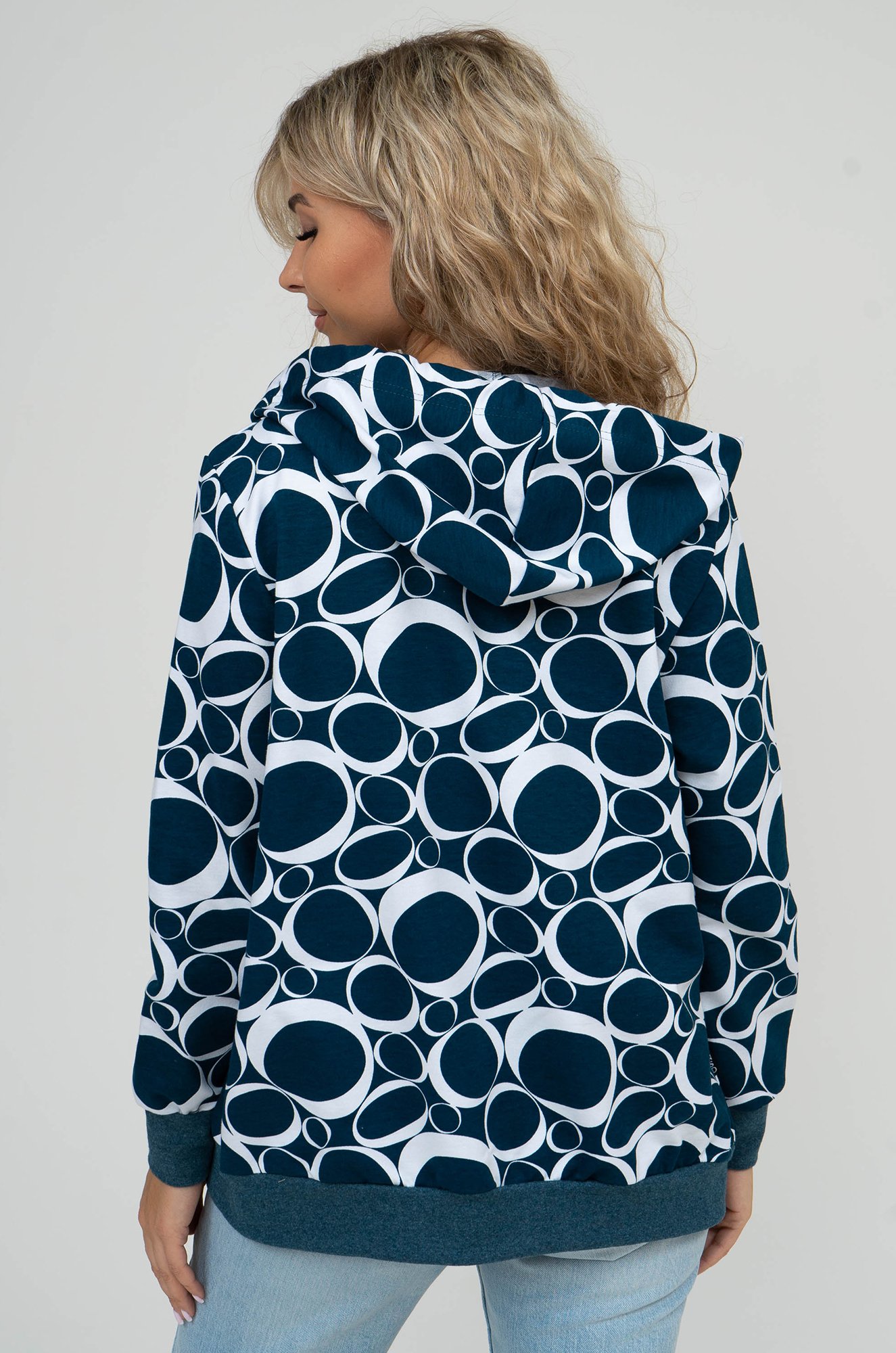 Женская толстовка из футера двунитки NSD стиль