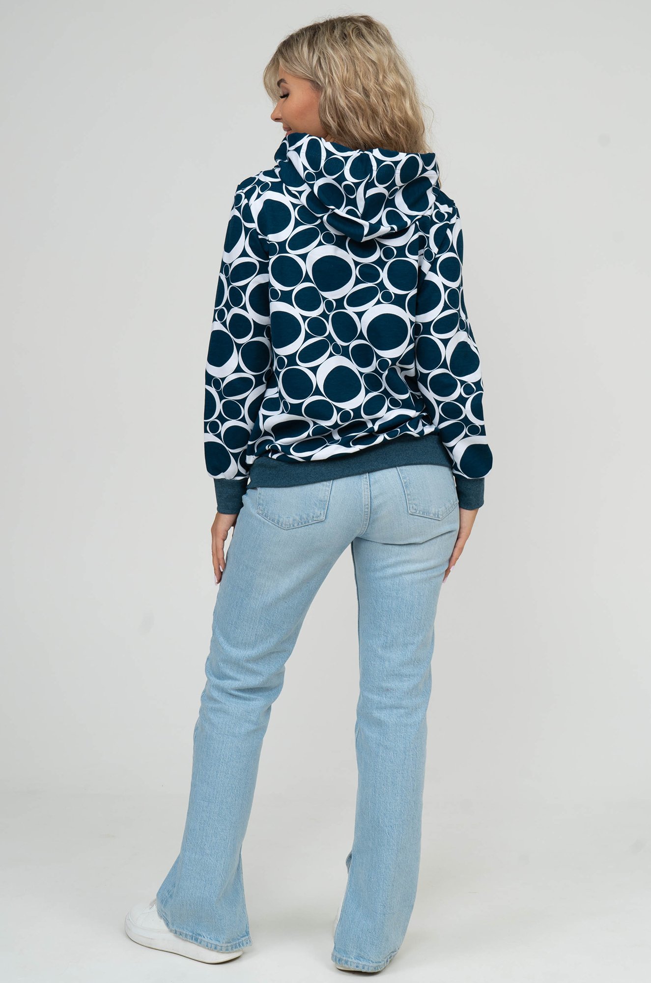 Женская толстовка из футера двунитки NSD стиль