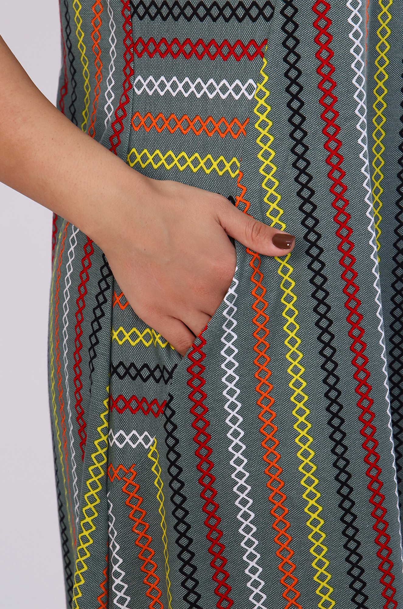 Женское летнее хлопковое платье больших размеров Натали