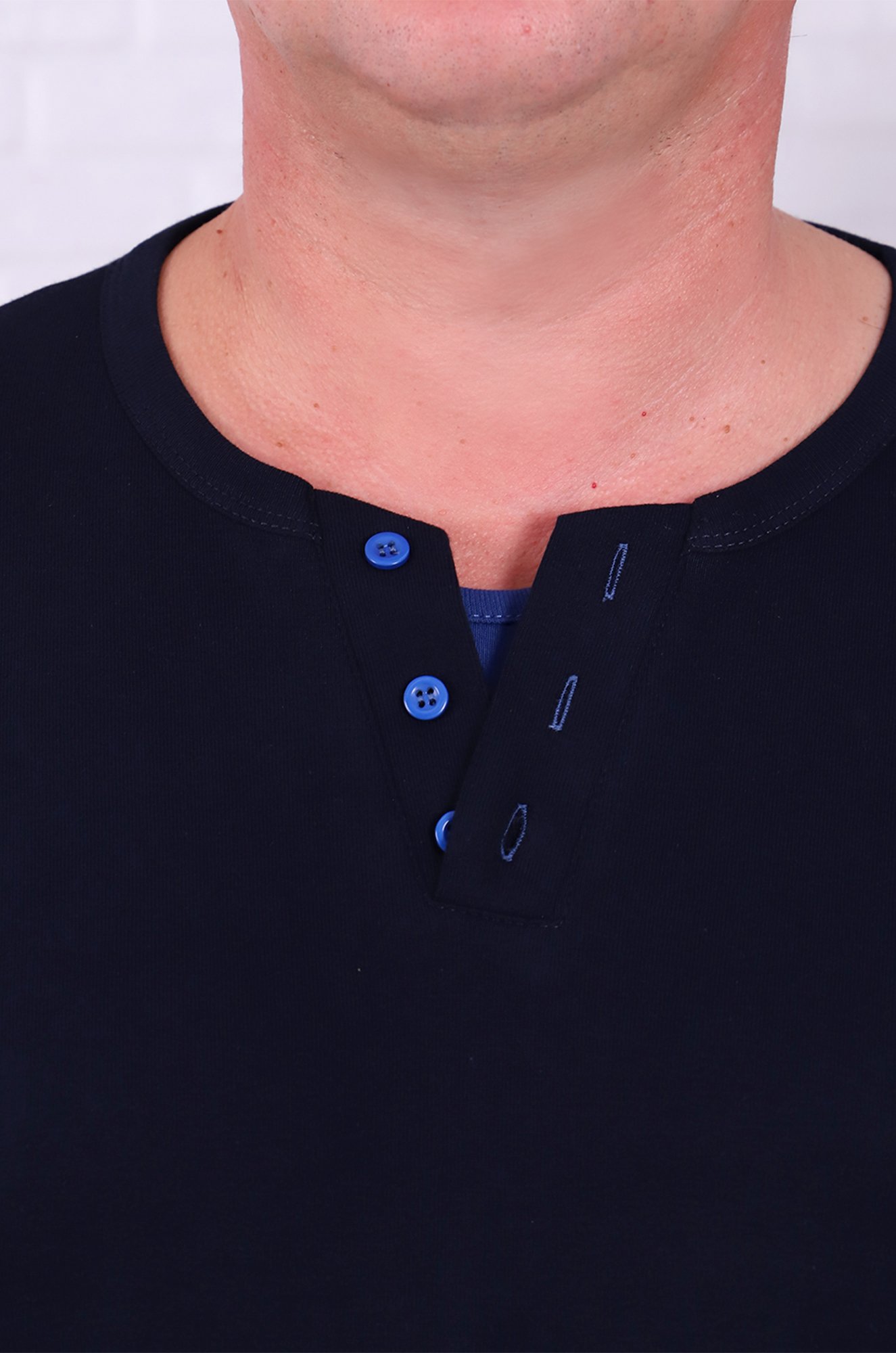 Мужская хлопковая футболка больших размеров из рибаны Berchelli