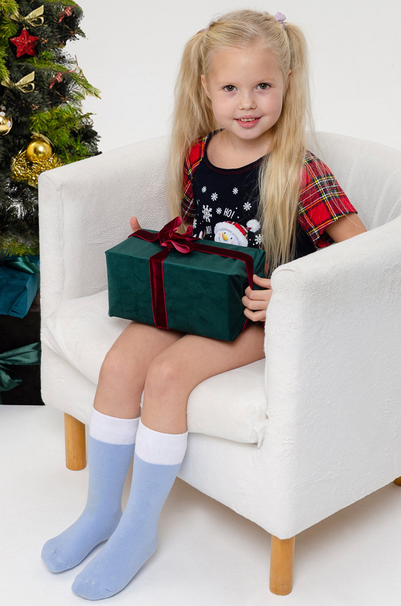 Теплые гольфы для девочки 2 пары Berchelli