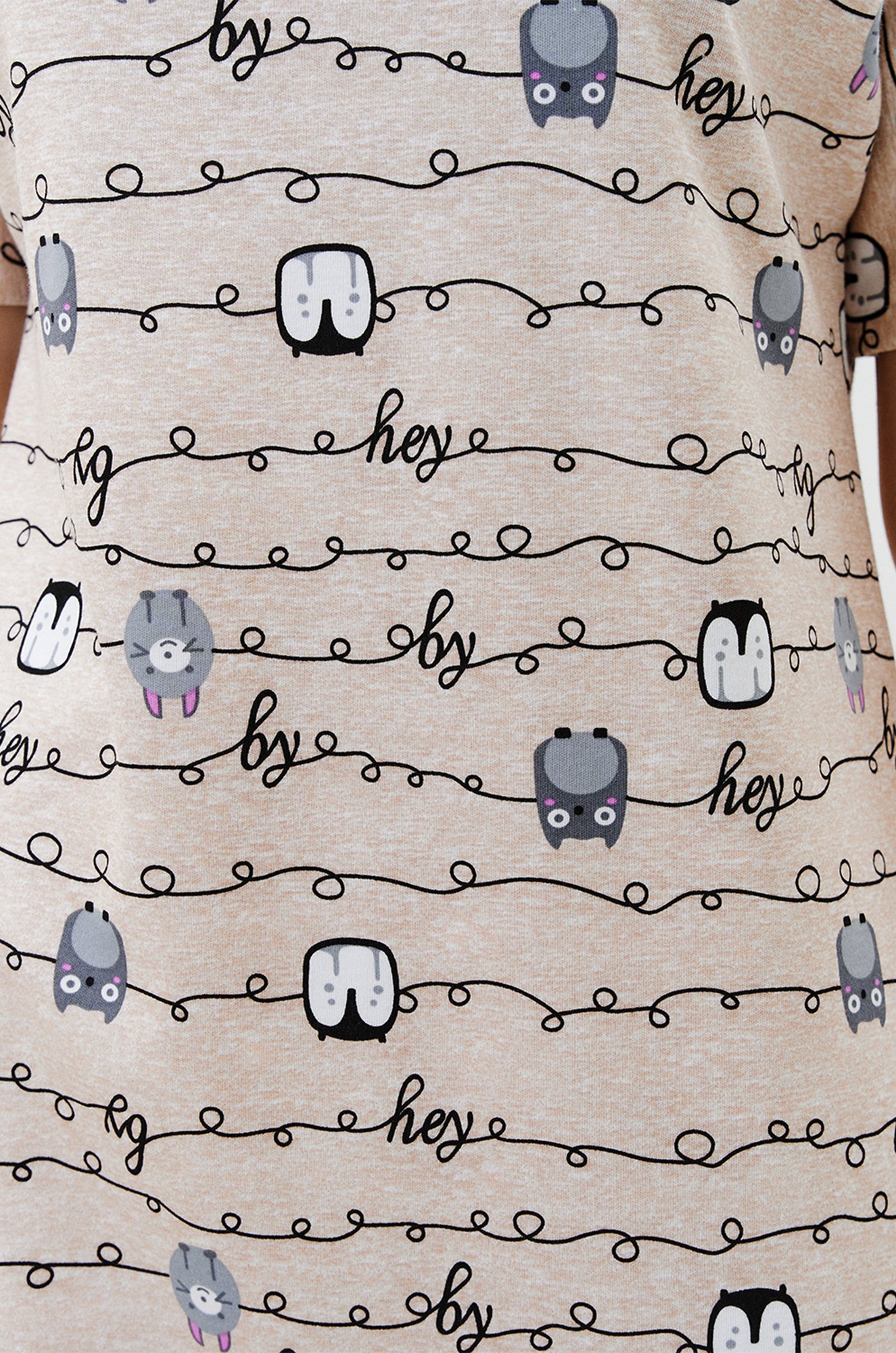 Женская домашняя туника из интерлока Натали