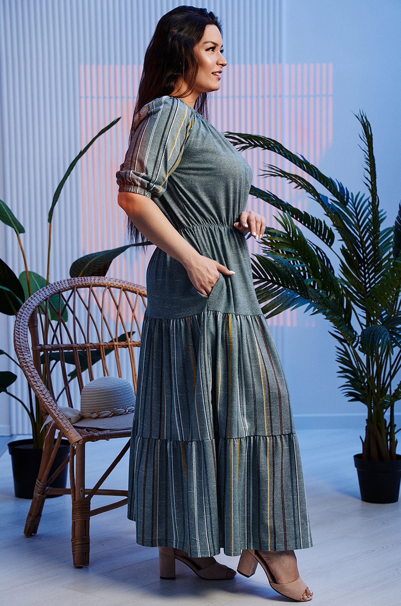 Женское летнее хлопковое платье Натали