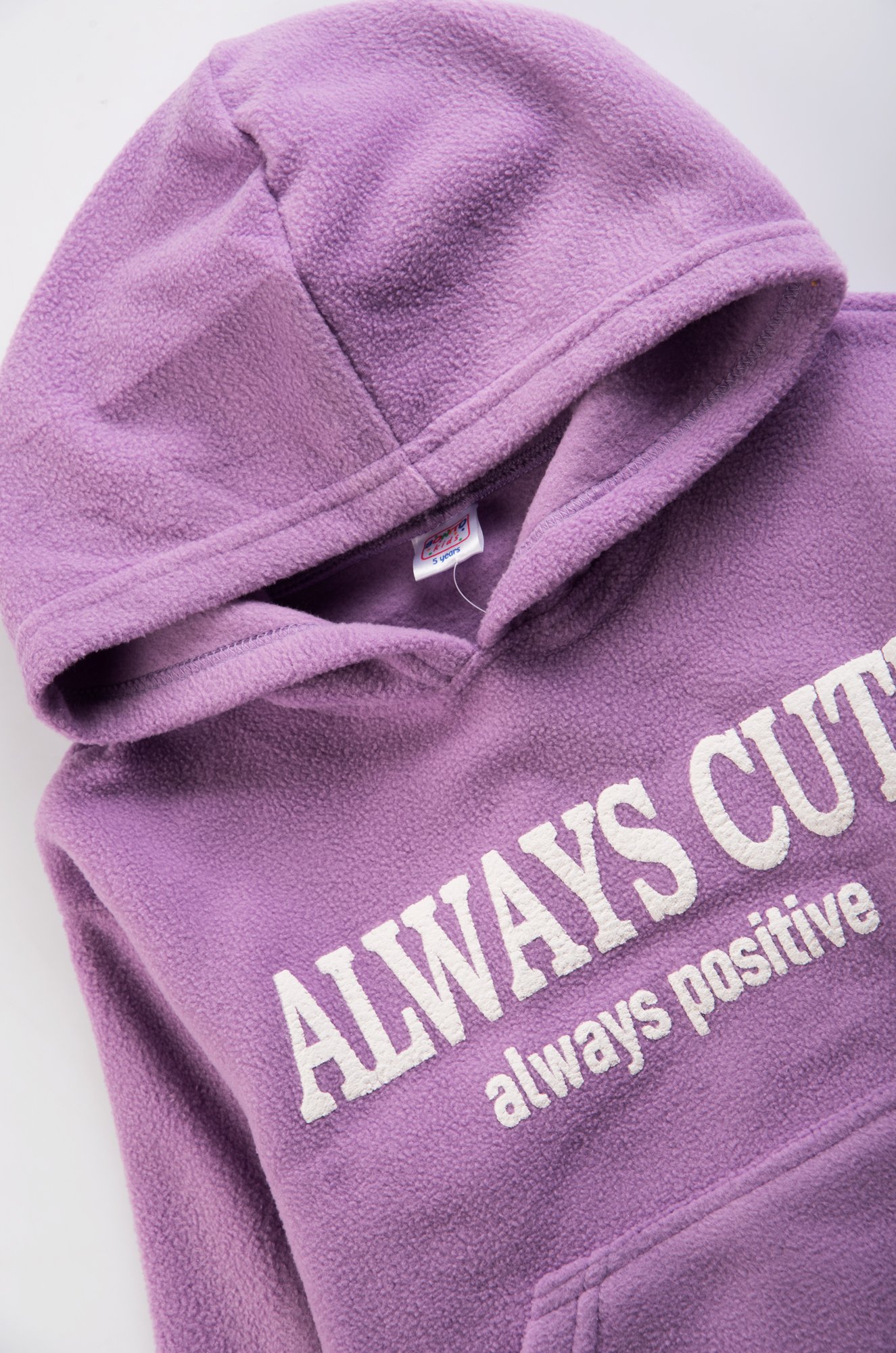 Флисовое худи для девочки Bonito