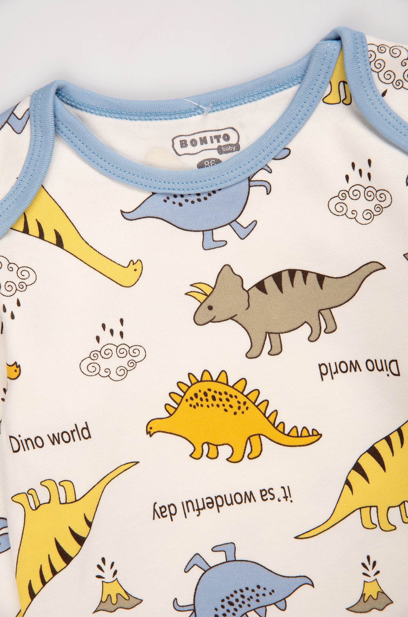 Хлопковое детское боди из интерлока Bonito