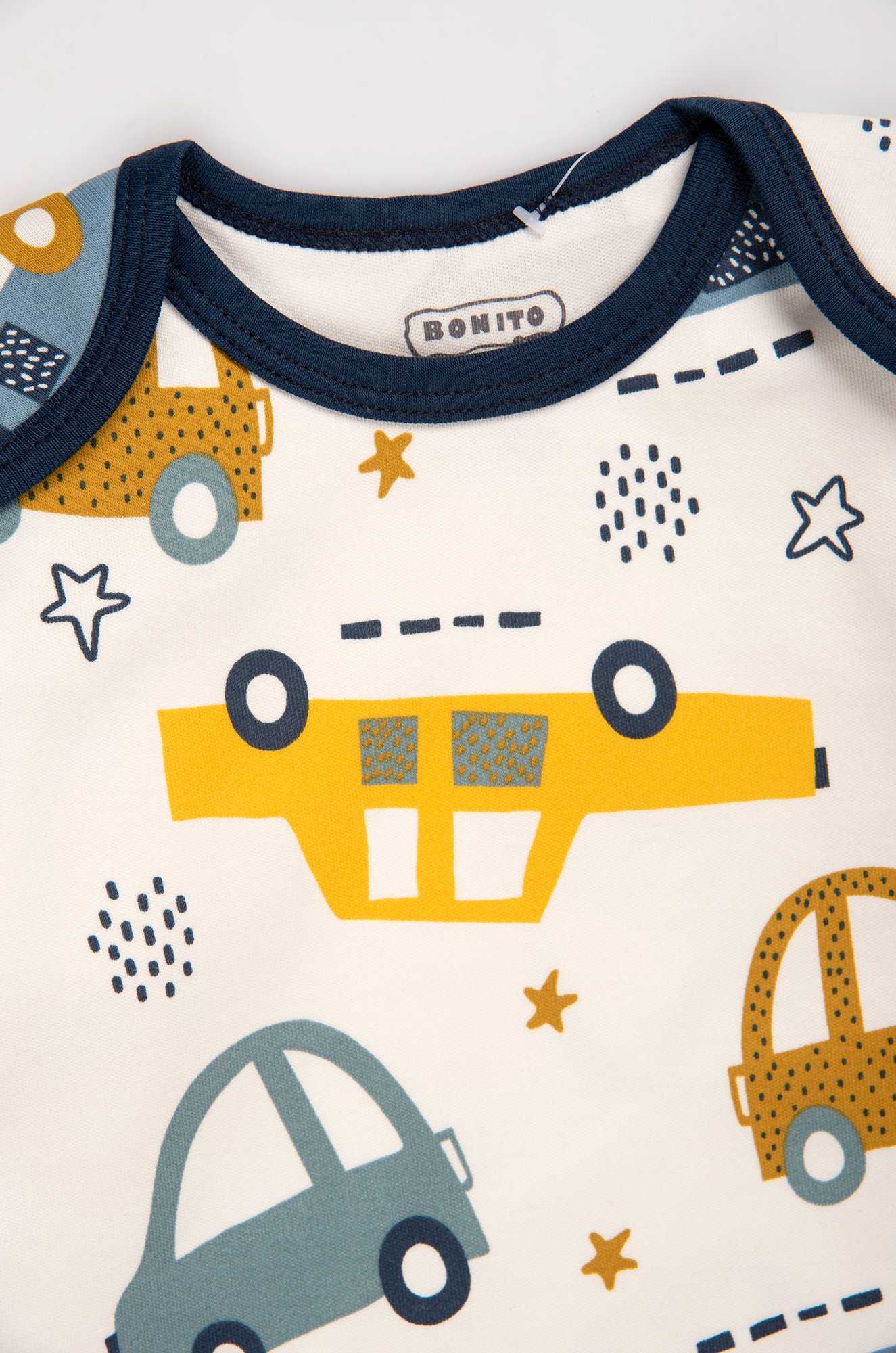 Хлопковое детское боди из интерлока Bonito