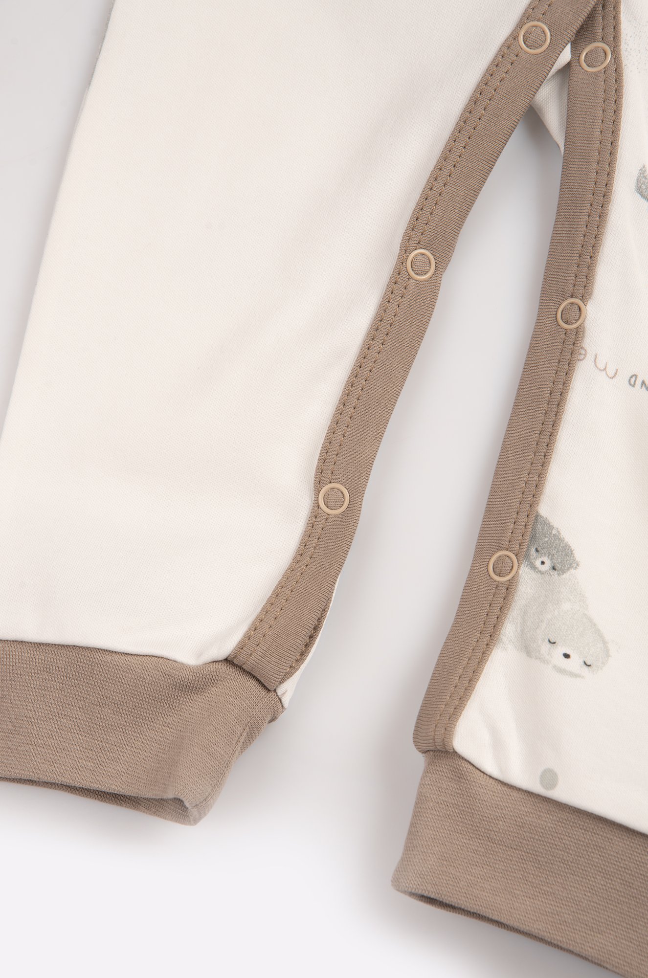 Хлопковый детский комбинезон из интерлока Bonito