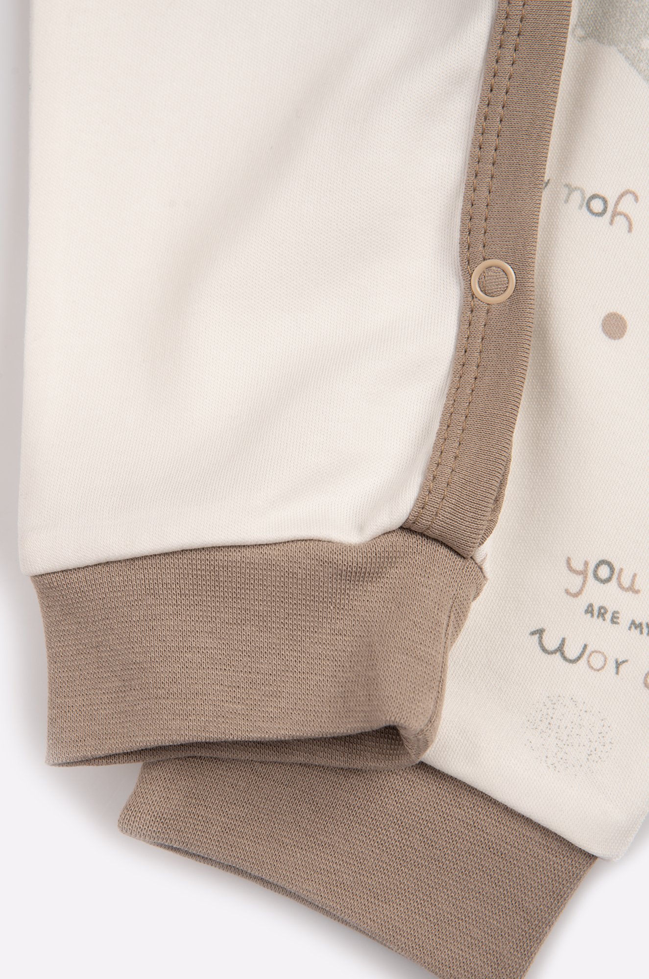 Хлопковый детский комбинезон из интерлока Bonito