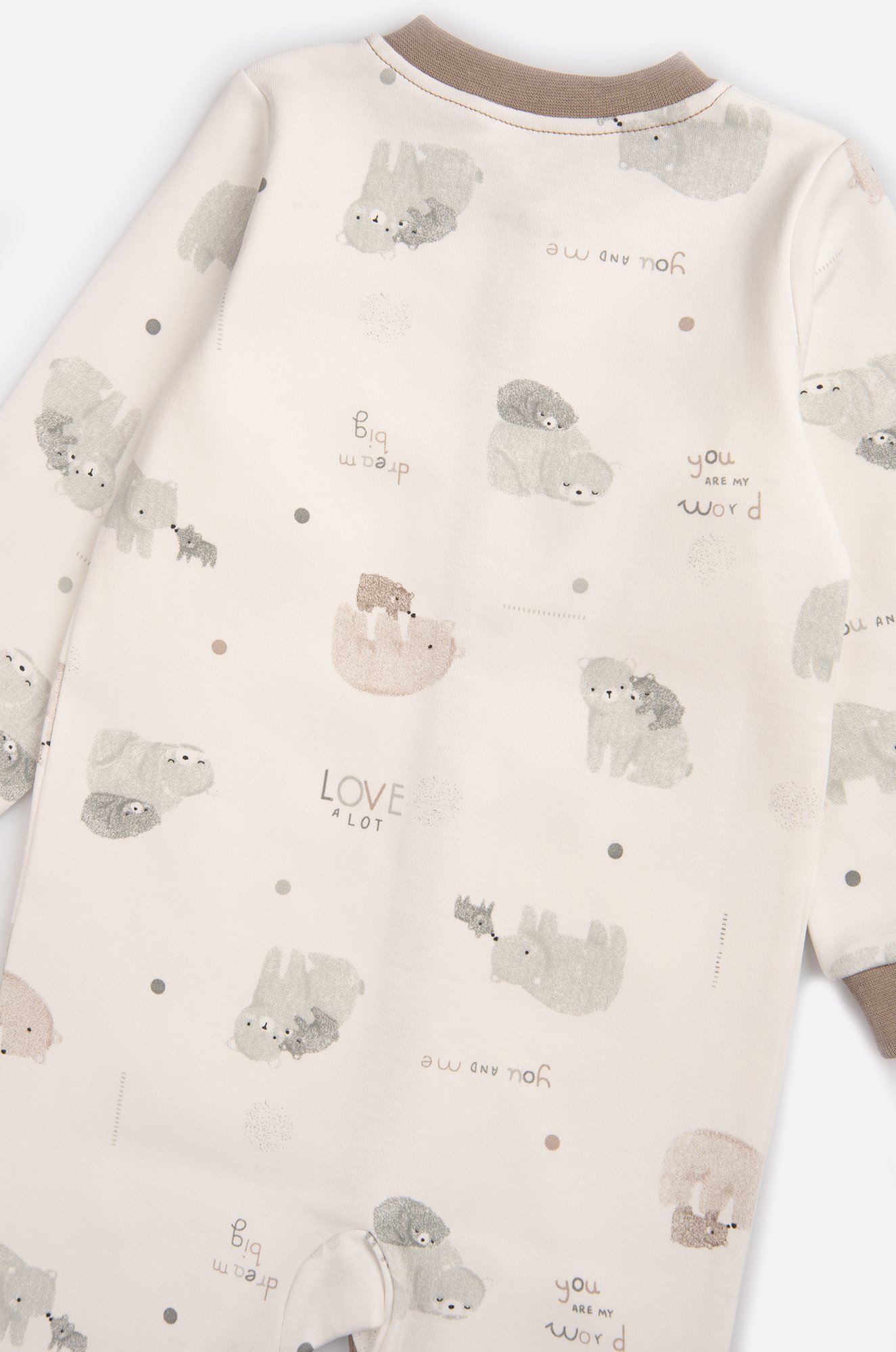 Хлопковый детский комбинезон из интерлока Bonito