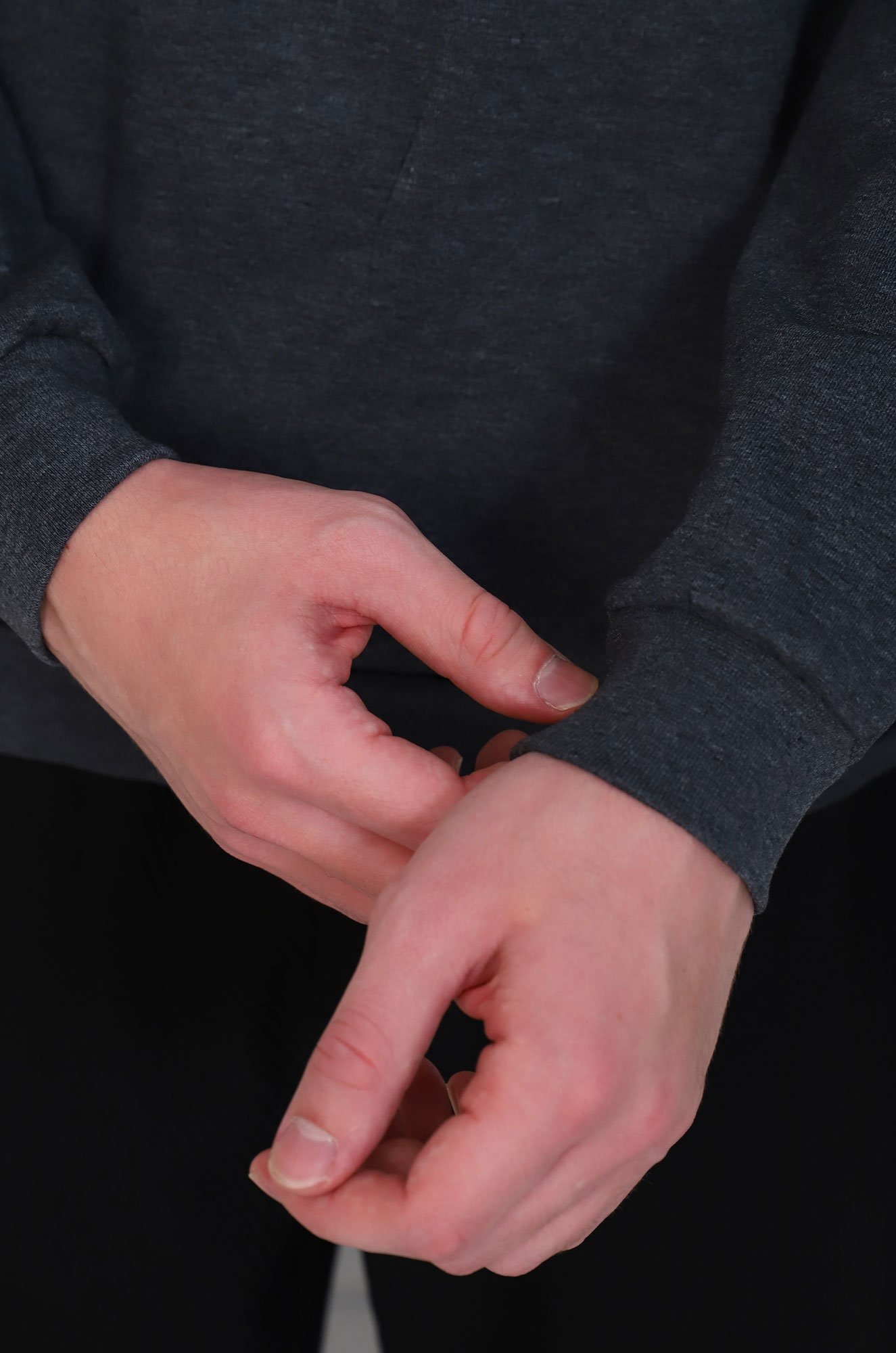 Утепленная мужская толстовка из футера двухнитки с микроначесом Палитра Текстиль