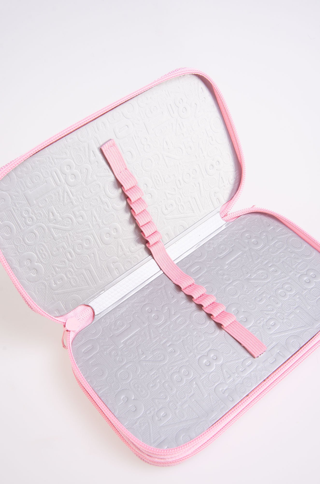 Пенал для девочки двухсекционный на молнии Пчелка