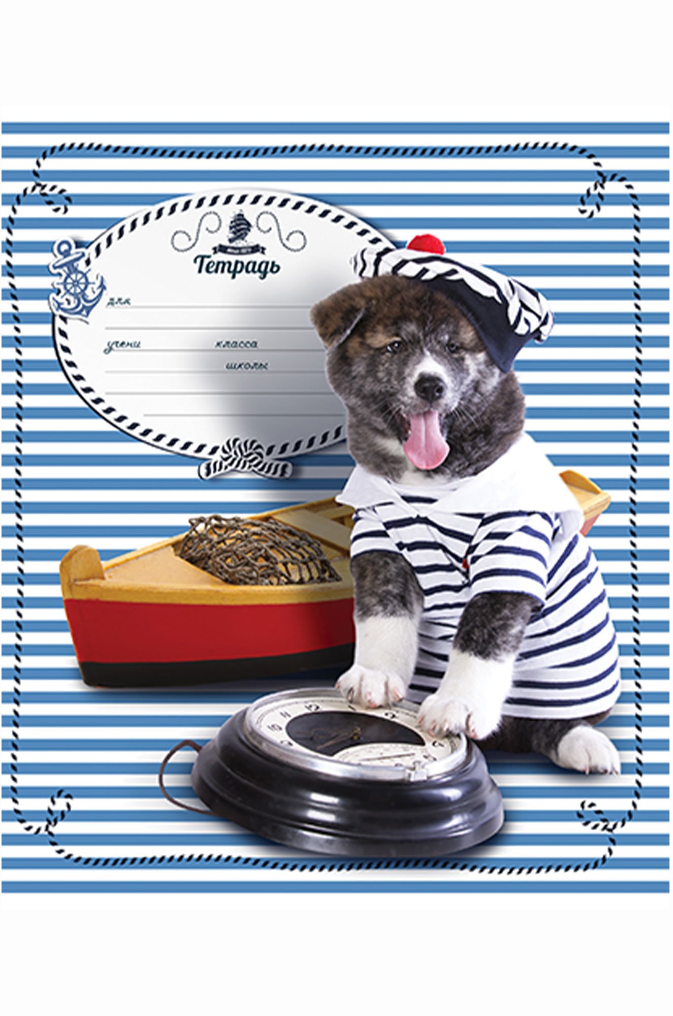 Набор тетрадей в клетку 18 л. 5 шт. Полотняно-Заводская бумажная мануфактура