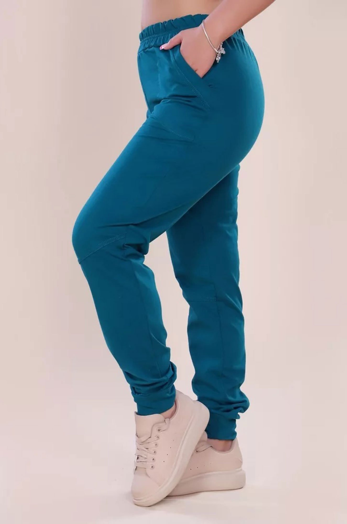 Женские брюки из футера двухнитки Руся