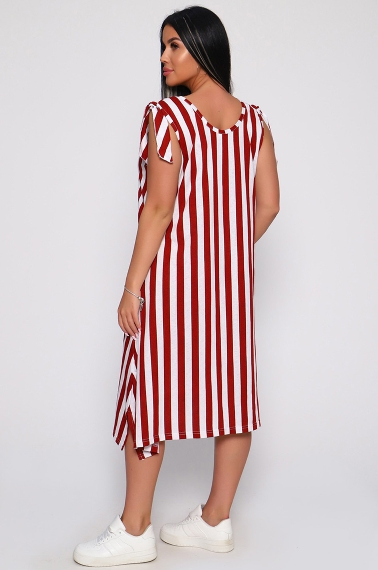 Женский летний сарафан из хлопка больших размеров Руся