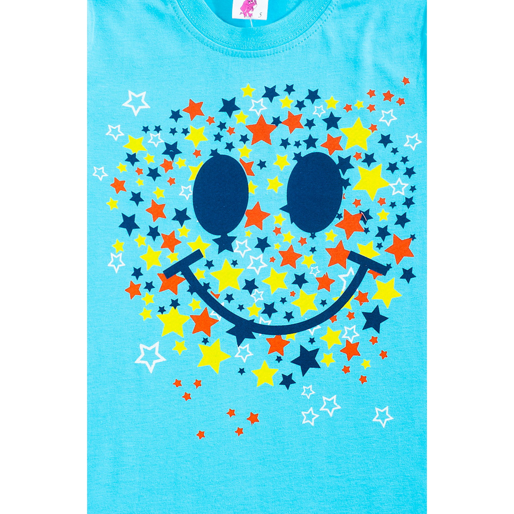 Футболка для девочки Веселый Супер Слоненок