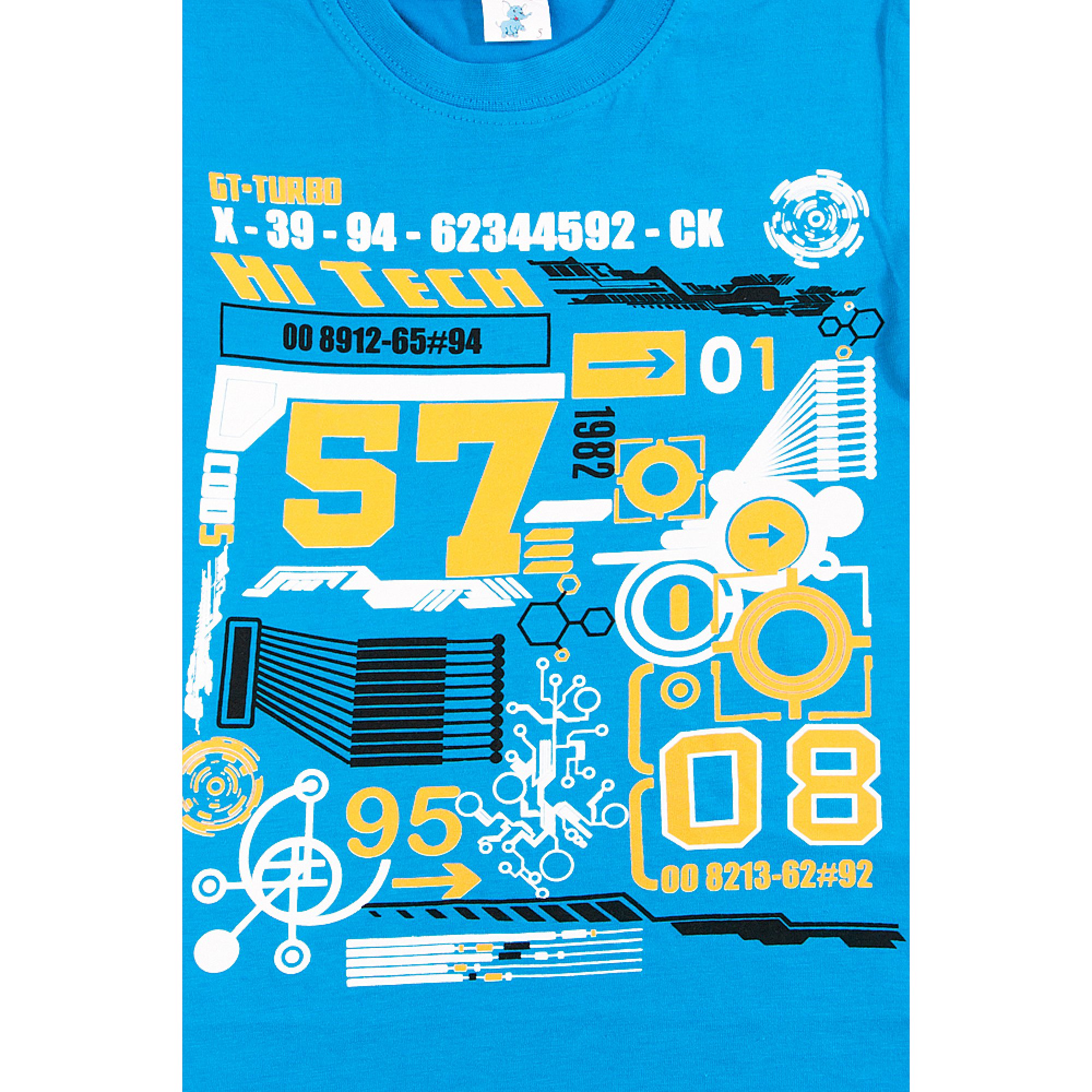 Футболка для мальчика Веселый Супер Слоненок