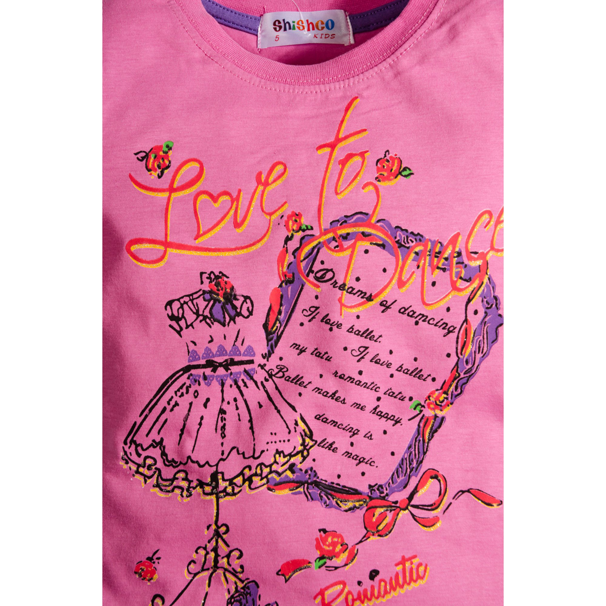 Футболка для девочки SHISHCO